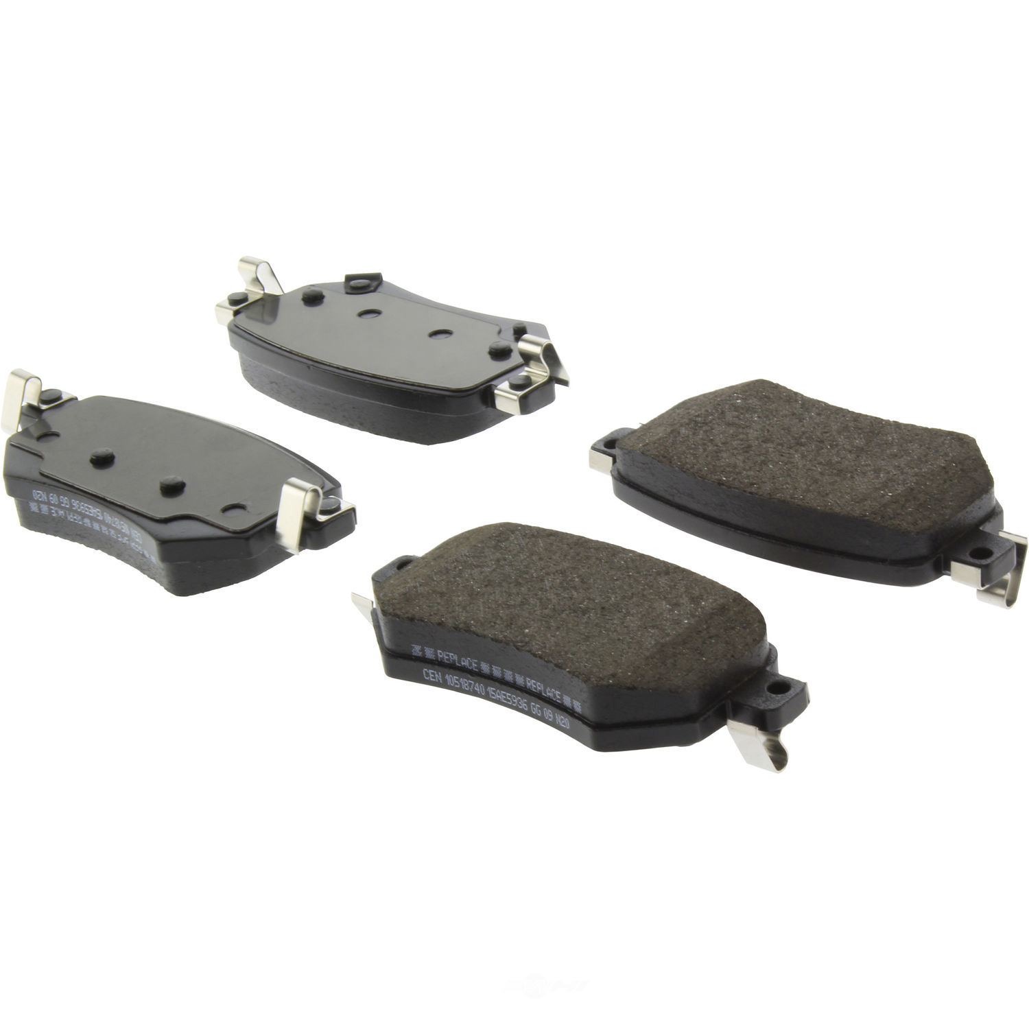 CENTRIC PARTS - Centric Posi Quiet Advanced Ceramic Disc Brake Pad Sets (Rear) - CEC 105.18740
