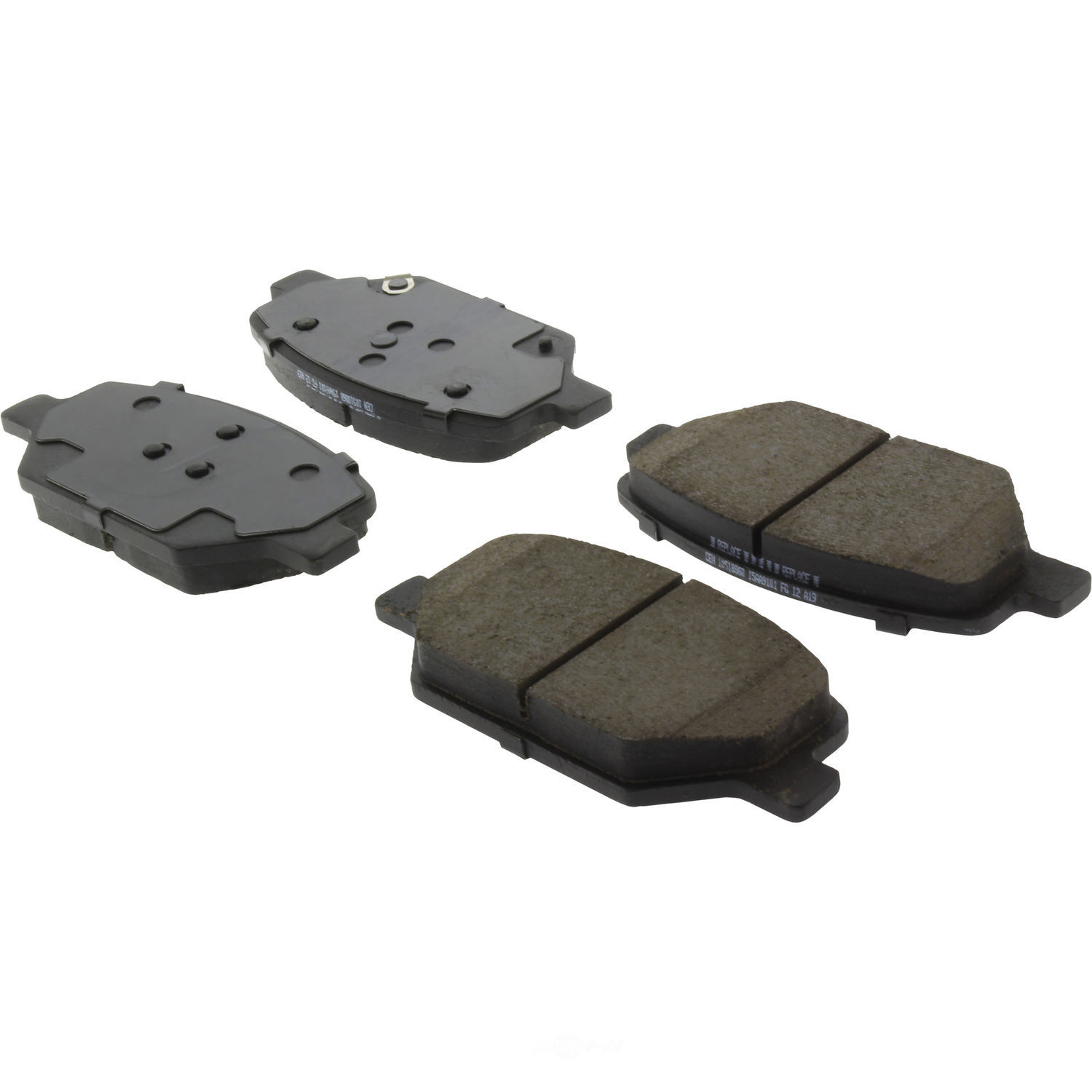 CENTRIC PARTS - Centric Posi Quiet Advanced Ceramic Disc Brake Pad Sets (Front) - CEC 105.18860