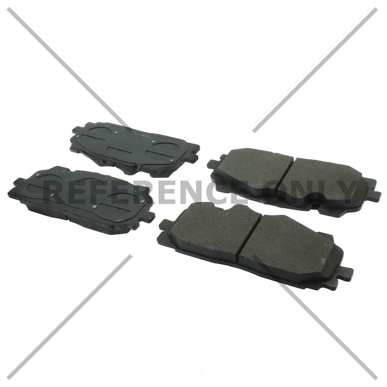 CENTRIC PARTS - Centric Posi Quiet Advanced Ceramic Disc Brake Pad Sets (Front) - CEC 105.18940
