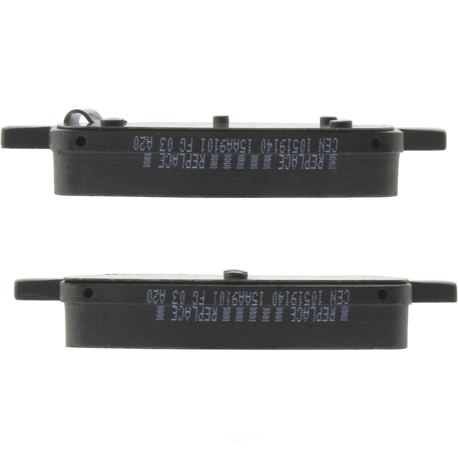 CENTRIC PARTS - Posi-Quiet Ceramic Disc Brake Pad w/Shims-Preferred - CEC 105.19140