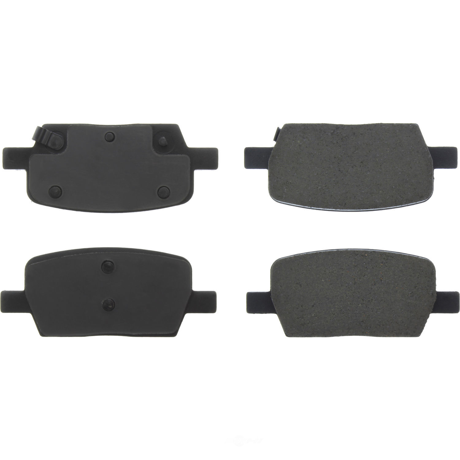 CENTRIC PARTS - Posi-Quiet Ceramic Disc Brake Pad w/Shims-Preferred - CEC 105.19140