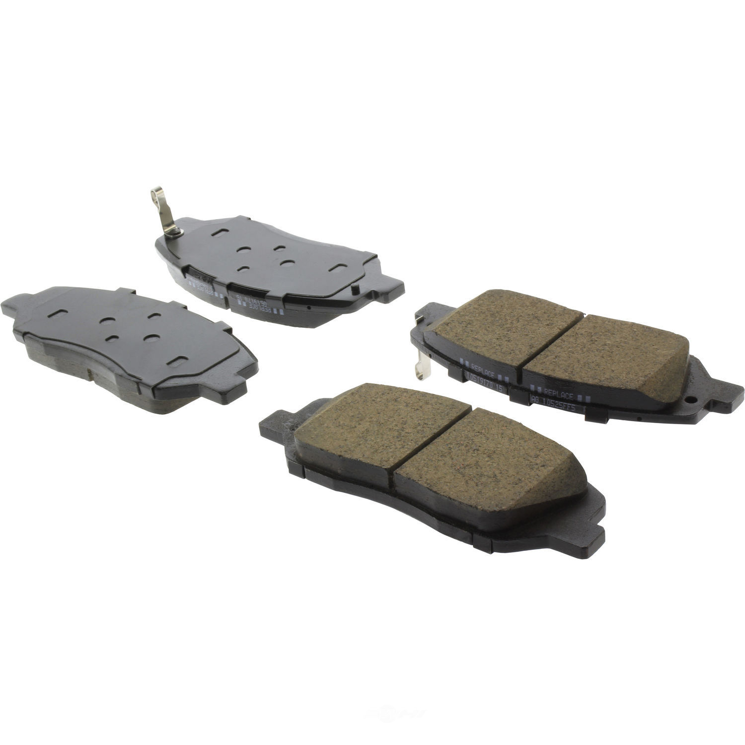 CENTRIC PARTS - Centric Posi Quiet Advanced Ceramic Disc Brake Pad Sets (Front) - CEC 105.19170