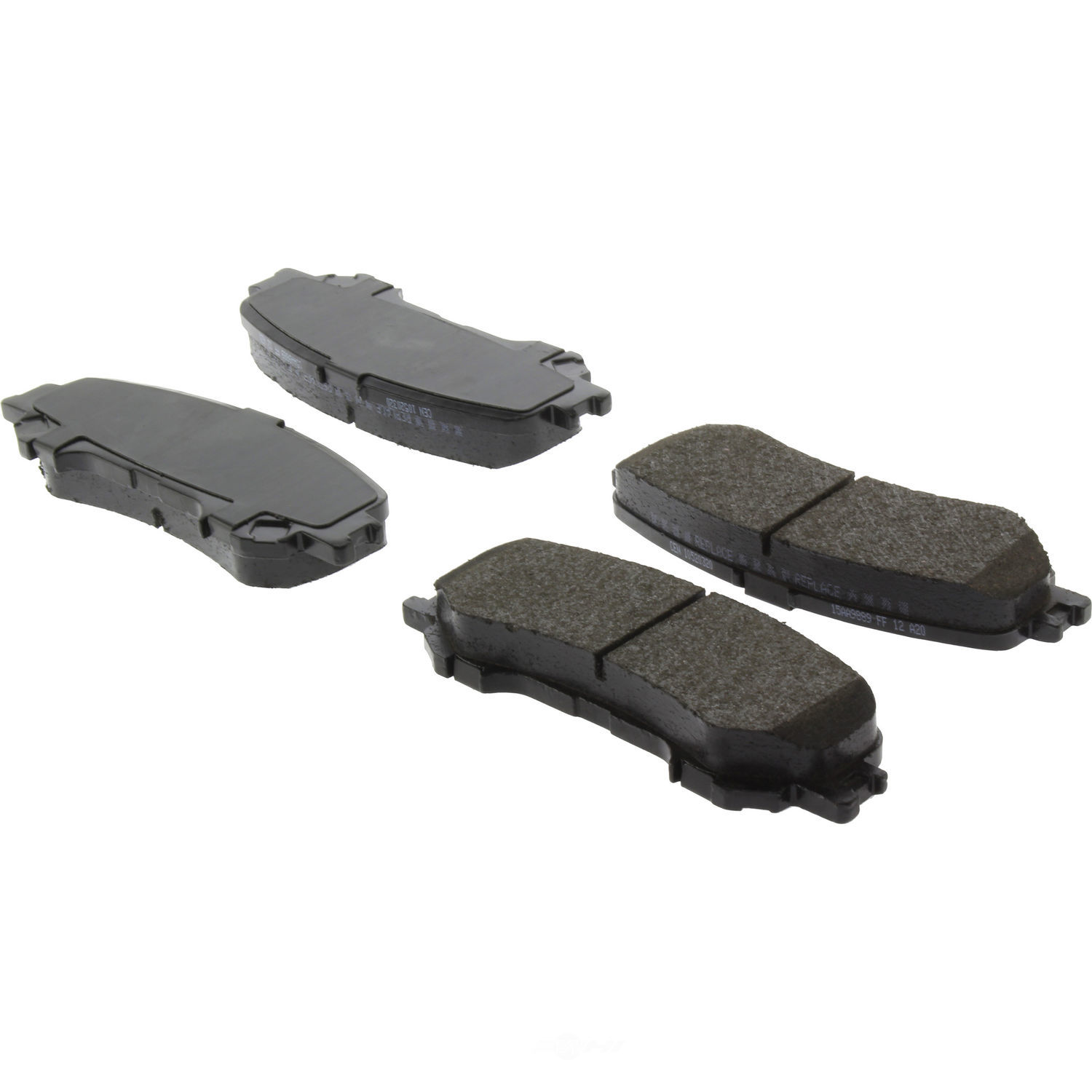 CENTRIC PARTS - Posi-Quiet Ceramic Disc Brake Pad w/Shims & Hardware-Preferred (Rear) - CEC 105.20320