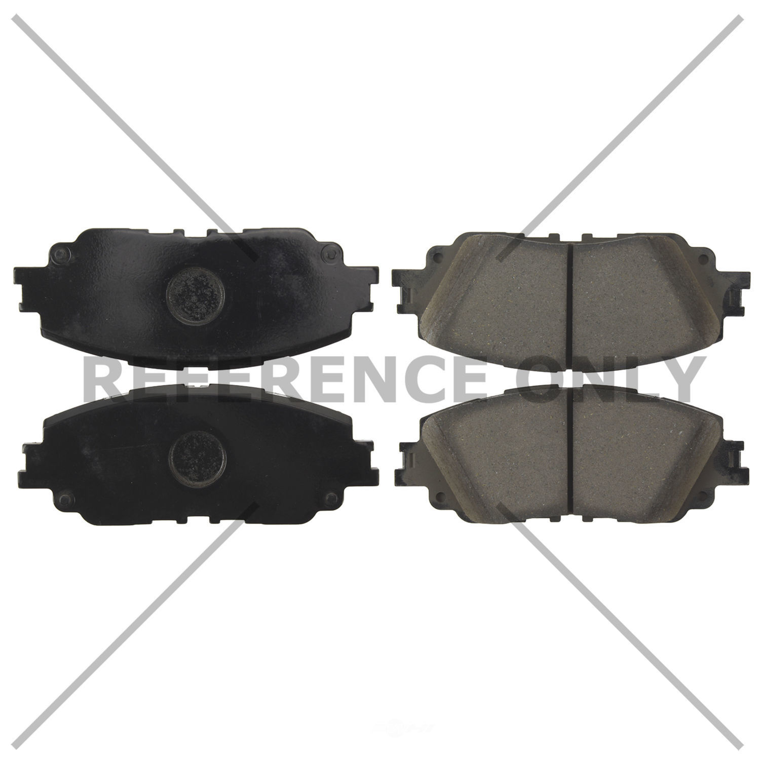 CENTRIC PARTS - Centric Posi-Quiet Ceramic Disc Brake Pad Sets - CEC 105.60150
