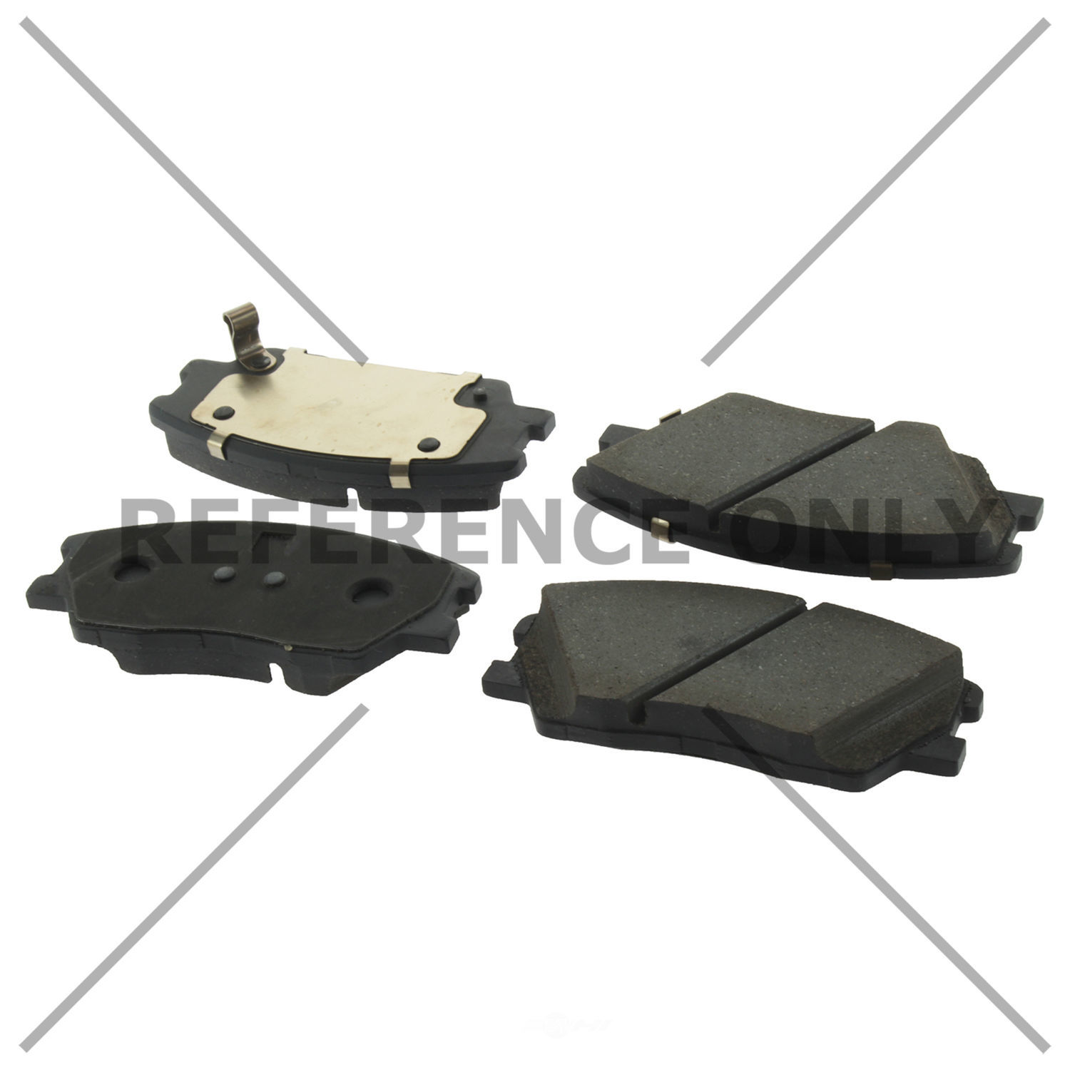 CENTRIC PARTS - Centric Posi-Quiet Ceramic Disc Brake Pad Sets - CEC 105.61340