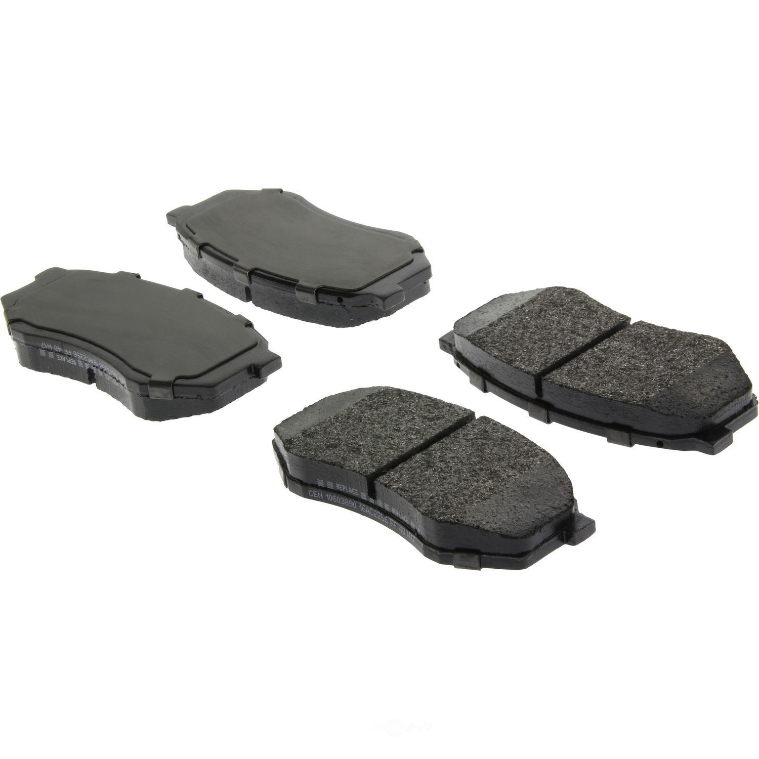 CENTRIC PARTS - Centric Posi Quiet XT Semi-Metallic Disc Brake Pad Sets (Front) - CEC 106.03890