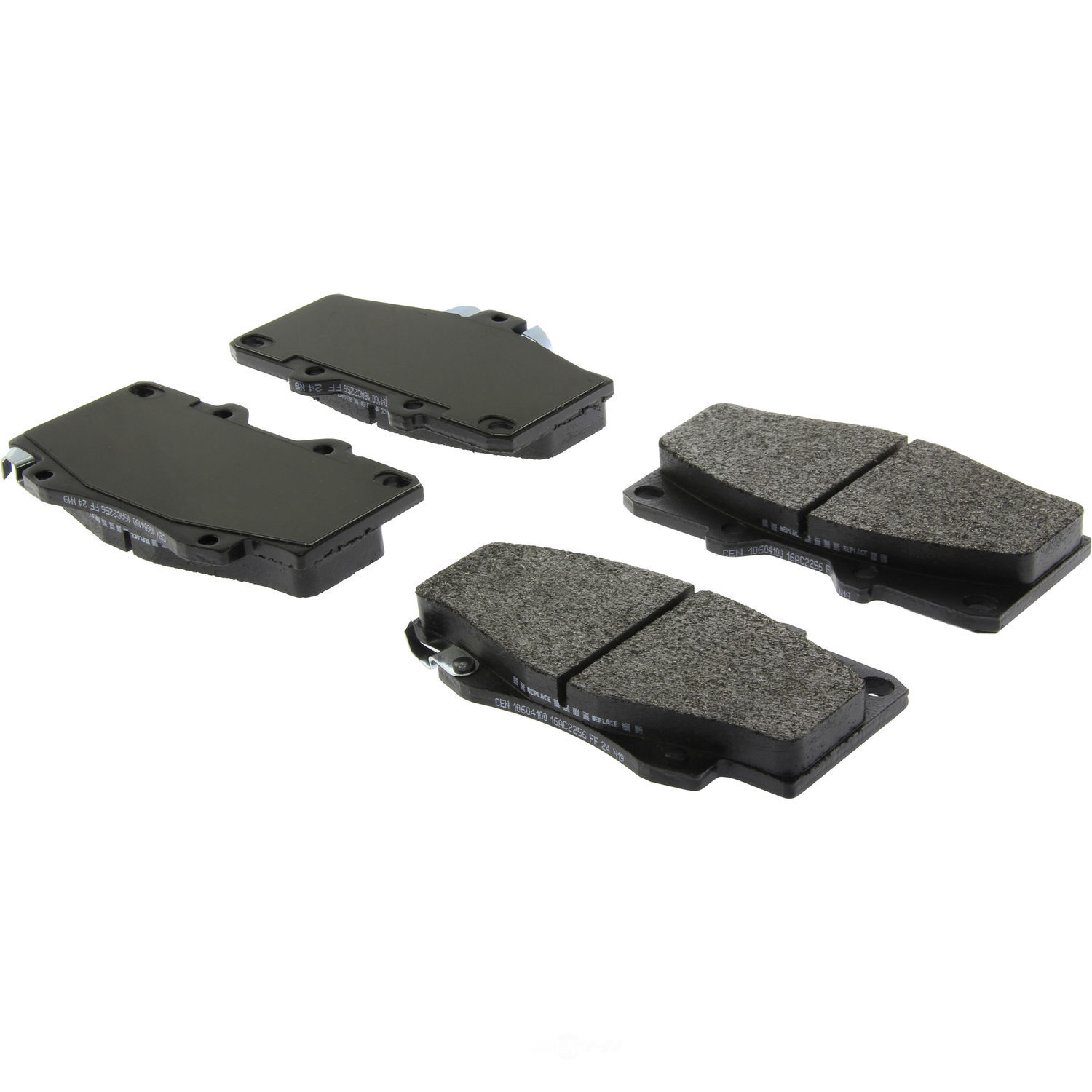 CENTRIC PARTS - Centric Posi Quiet XT Semi-Metallic Disc Brake Pad Sets (Front) - CEC 106.04100