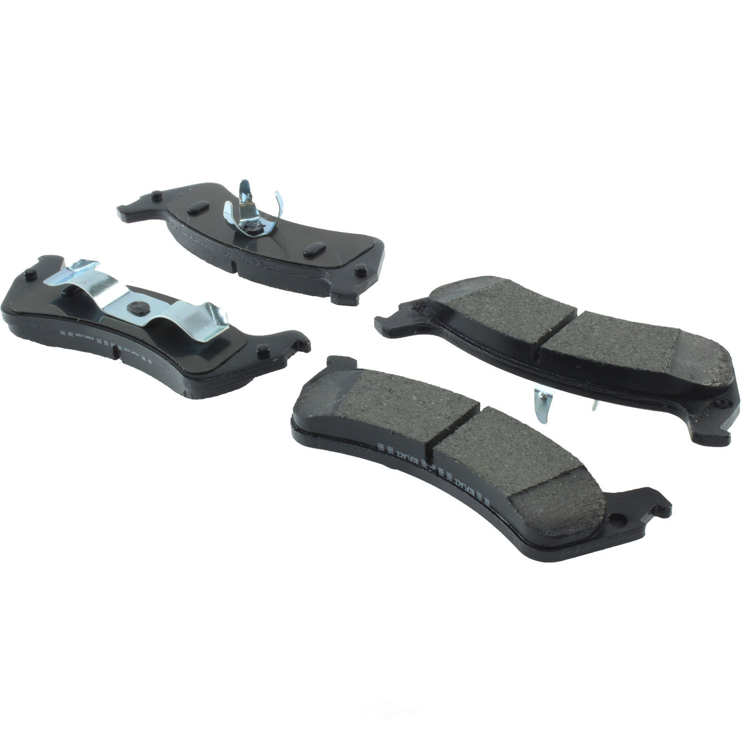 CENTRIC PARTS - Posi-Quiet Extended Wear Disc Brake Pad w/Shims & Hardware-Preferred (Rear) - CEC 106.06250