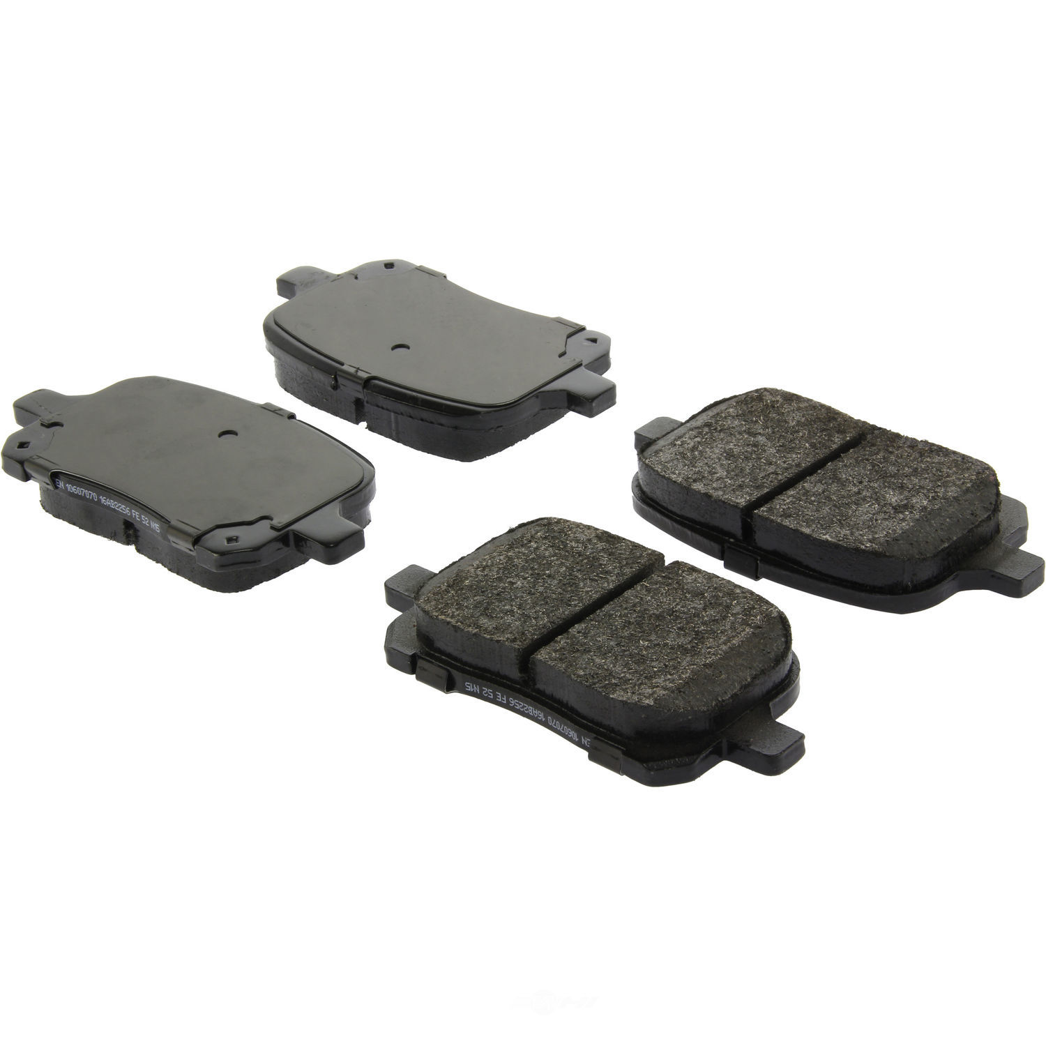 CENTRIC PARTS - Centric Posi Quiet XT Semi-Metallic Disc Brake Pad Sets (Front) - CEC 106.07070