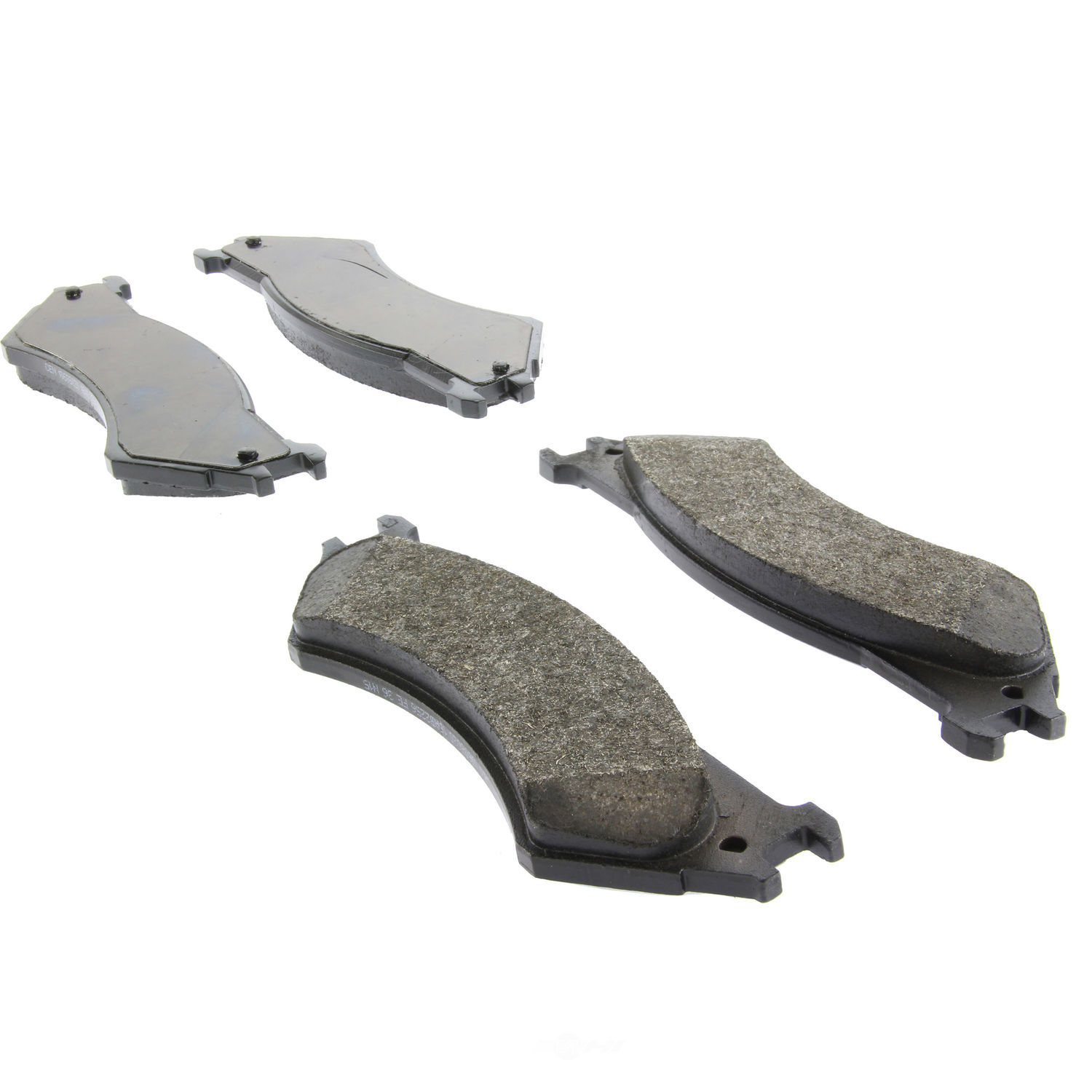 CENTRIC PARTS - Posi-Quiet Extended Wear Disc Brake Pad w/Shims & Hardware-Preferred - CEC 106.08020