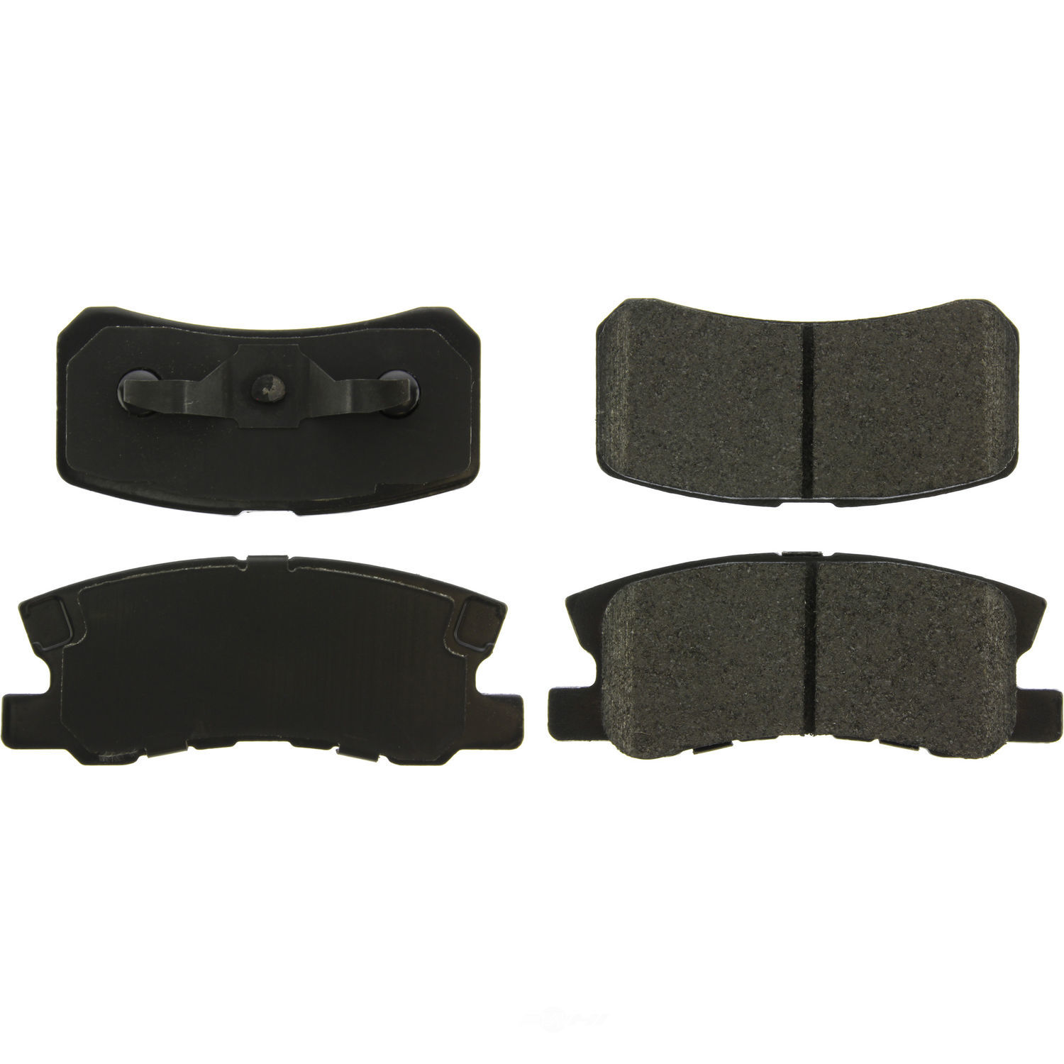 CENTRIC PARTS - Posi-Quiet Extended Wear Disc Brake Pad w/Shims & Hrdwr - CEC 106.08680