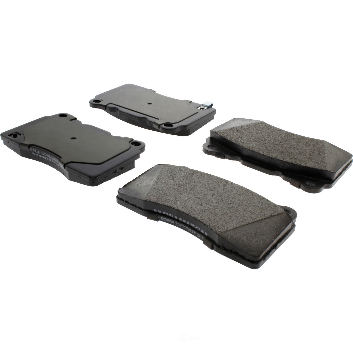 CENTRIC PARTS - Posi-Quiet Extended Wear Disc Brake Pad w/Shims (Front) - CEC 106.10010