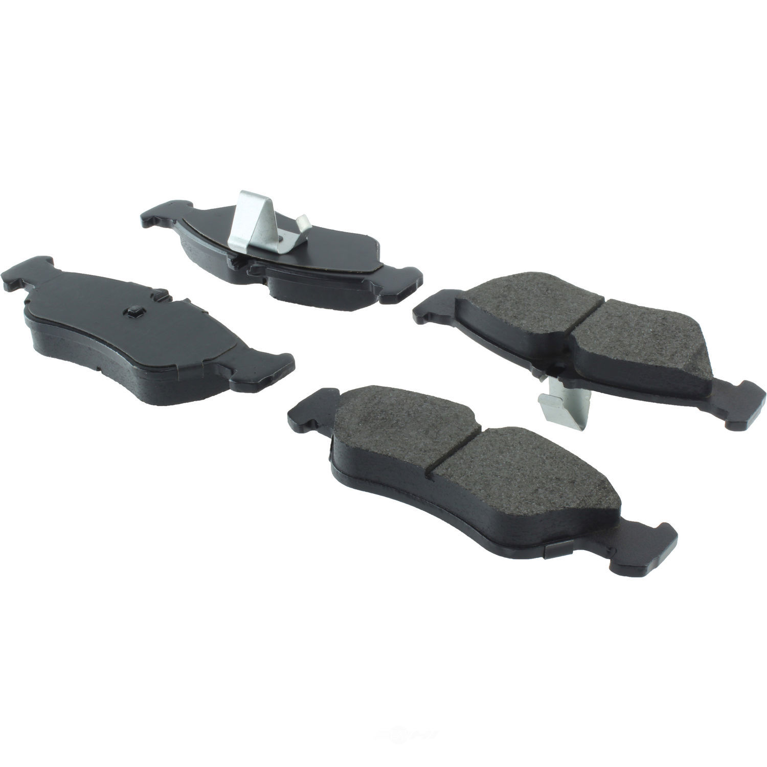 CENTRIC PARTS - Posi-Quiet Extended Wear Disc Brake Pad w/Shims & Hardware-Preferred (Rear) - CEC 106.10060