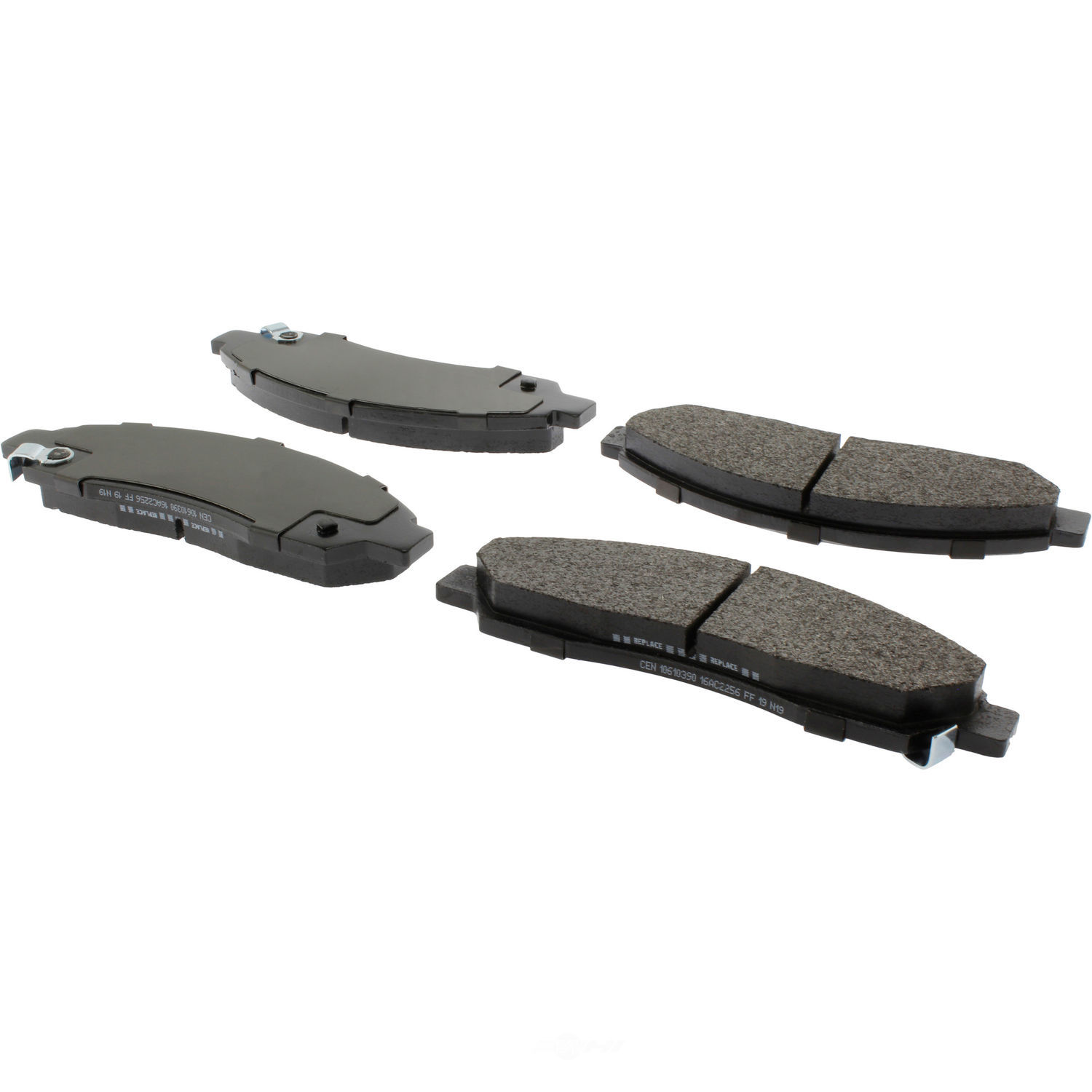 CENTRIC PARTS - Centric Posi Quiet XT Semi-Metallic Disc Brake Pad Sets (Front) - CEC 106.10390