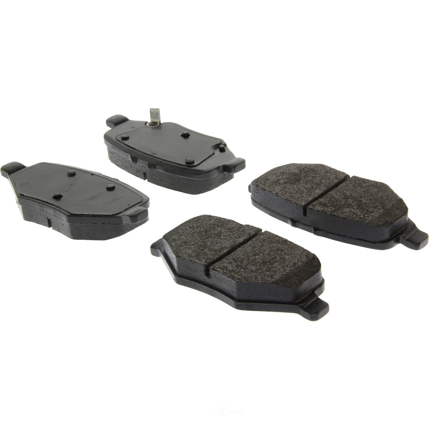CENTRIC PARTS - Posi-Quiet Extended Wear Disc Brake Pad w/Shims & Hrdwr (Rear) - CEC 106.16120