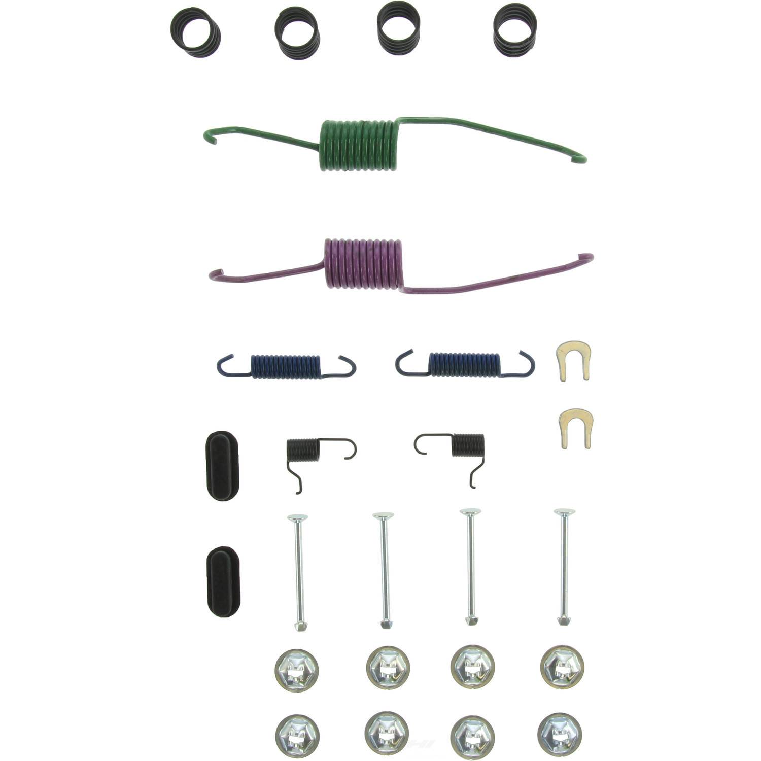CENTRIC PARTS - Centric Premium Drum Brake Hardware Kits (Rear) - CEC 118.44010