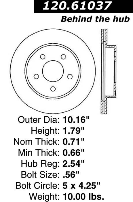 1997 Ford thunderbird brake rotor #7