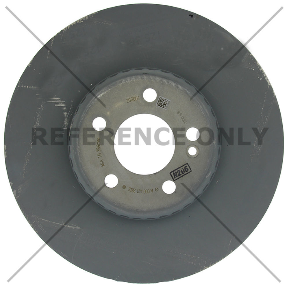 CENTRIC PARTS - High Carbon Alloy Brake Disc-Preferred (Front) - CEC 125.35164