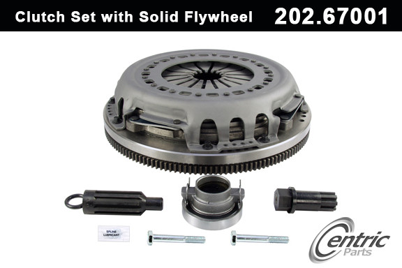 CENTRIC PARTS - Optional Solid Flywheel Conversion Kit Incl New Solid Flywheel - CEC 202.67001