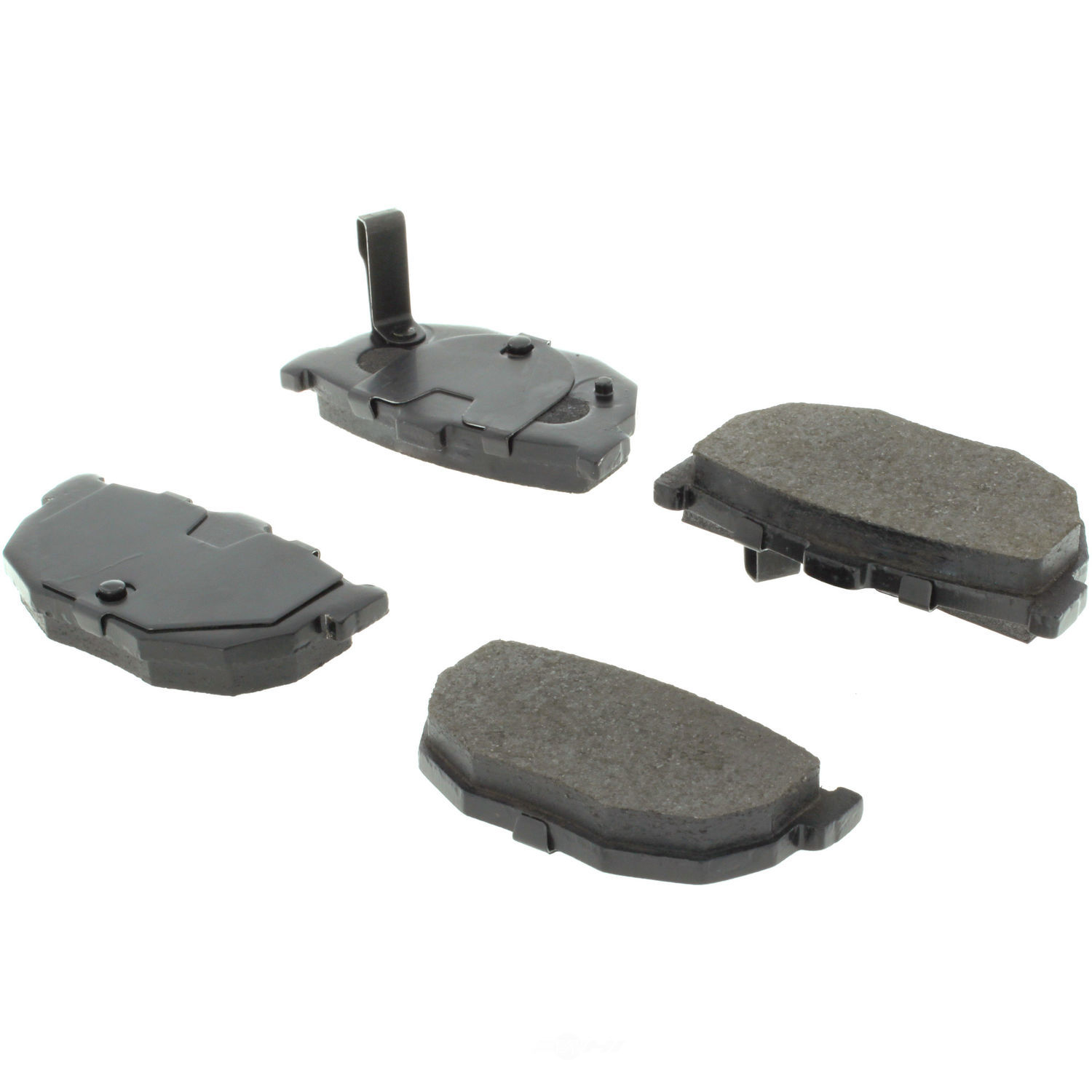 Disc Brake Pad Set-Premium Ceramic Pads with Shims and Hardware Rear Centric 
