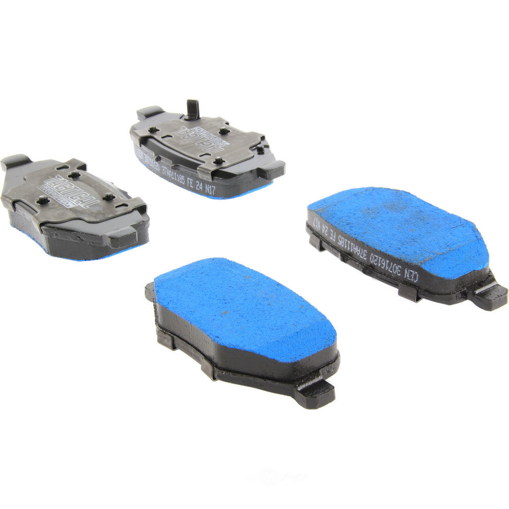 CENTRIC PARTS - Centric Tactical Police Duty Disc Brake Pad Sets by StopTech (Rear) - CEC 307.16120
