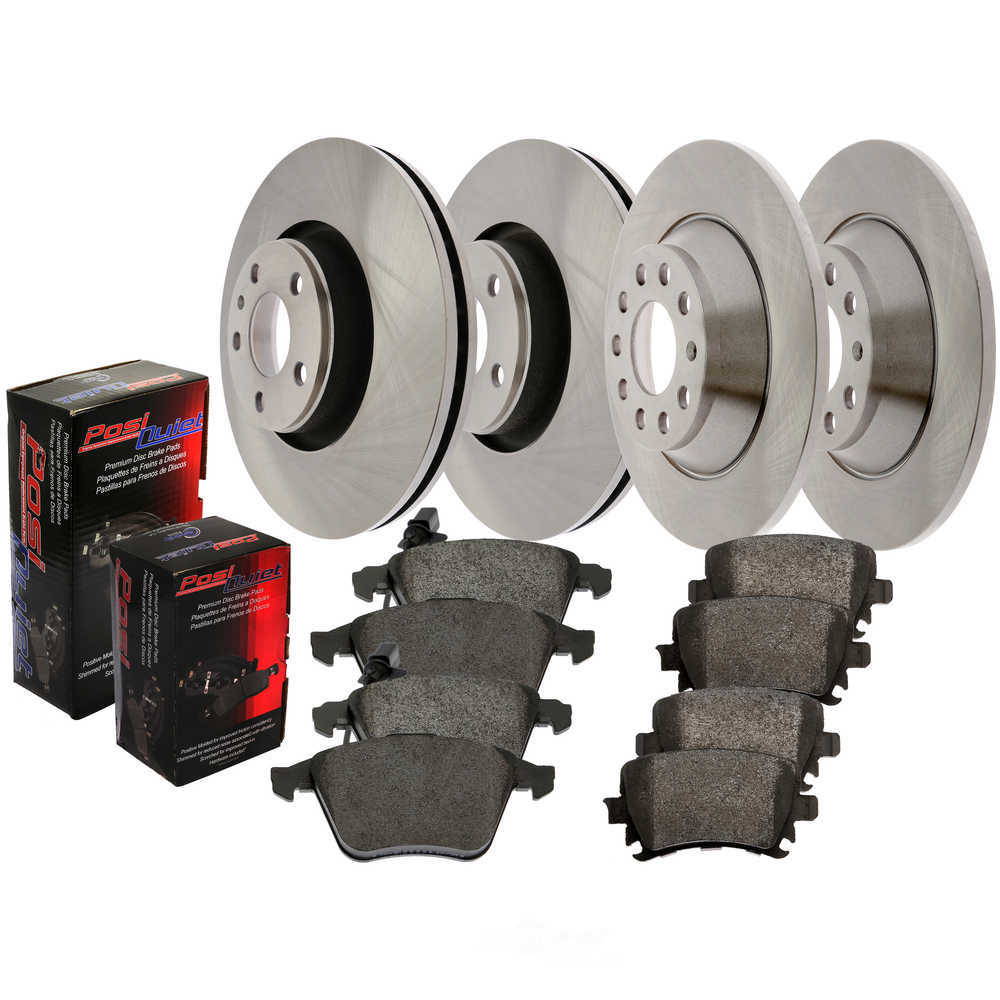 CENTRIC PARTS - Centric OE Plus - 4 Wheel Disc Brake Kits (Front and Rear) - CEC 903.20026