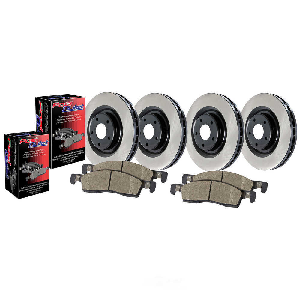 CENTRIC PARTS - Preferred Pack - Front and Rear (Front and Rear) - CEC 906.20026