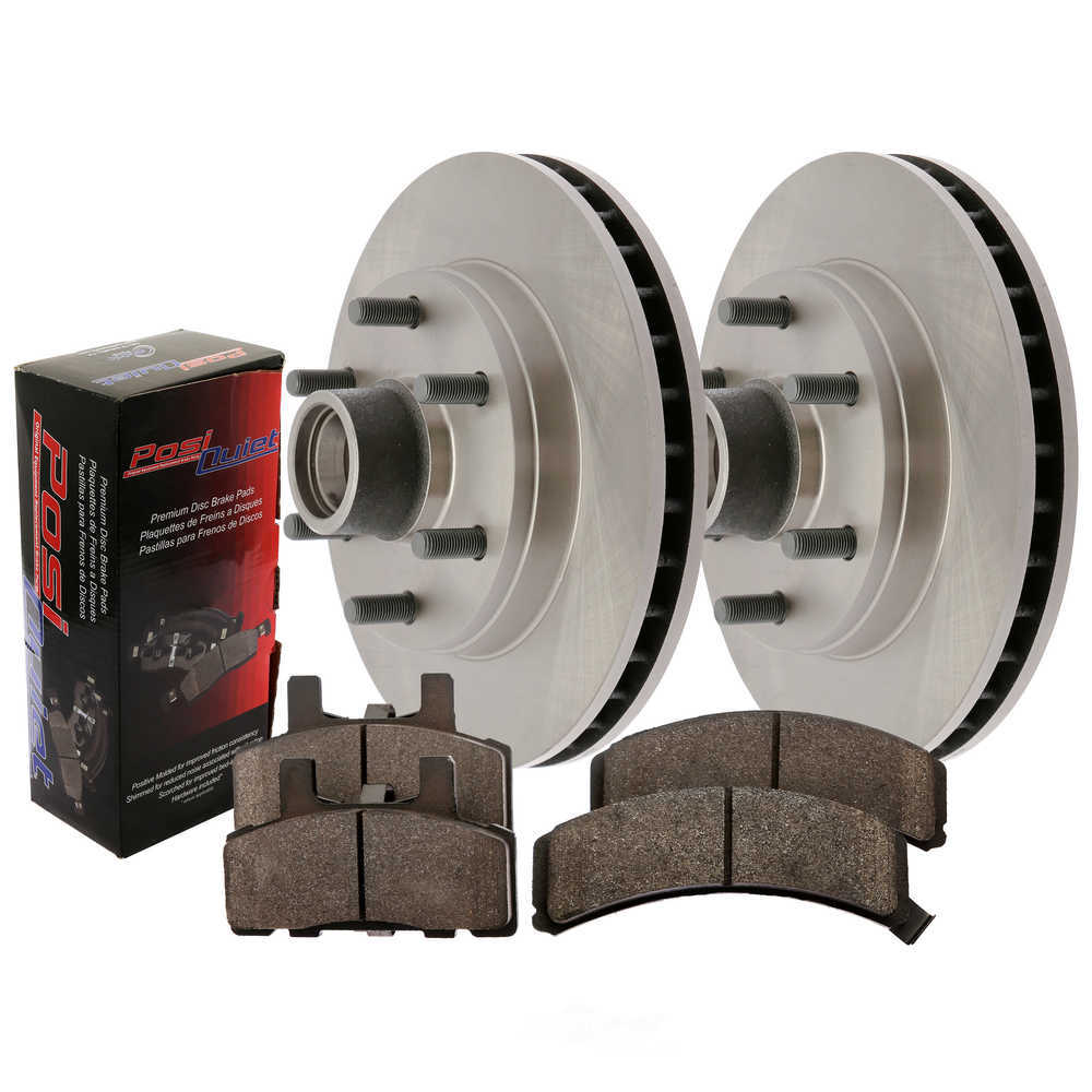 CENTRIC PARTS - Centric OE Plus - 2 Wheel Disc Brake Kits ( Without ABS Brakes, With ABS Brakes, Front) - CEC 907.42041