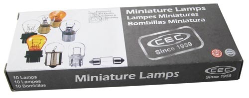 CEC INDUSTRIES - Glove Box Light Bulb - CEI 3021