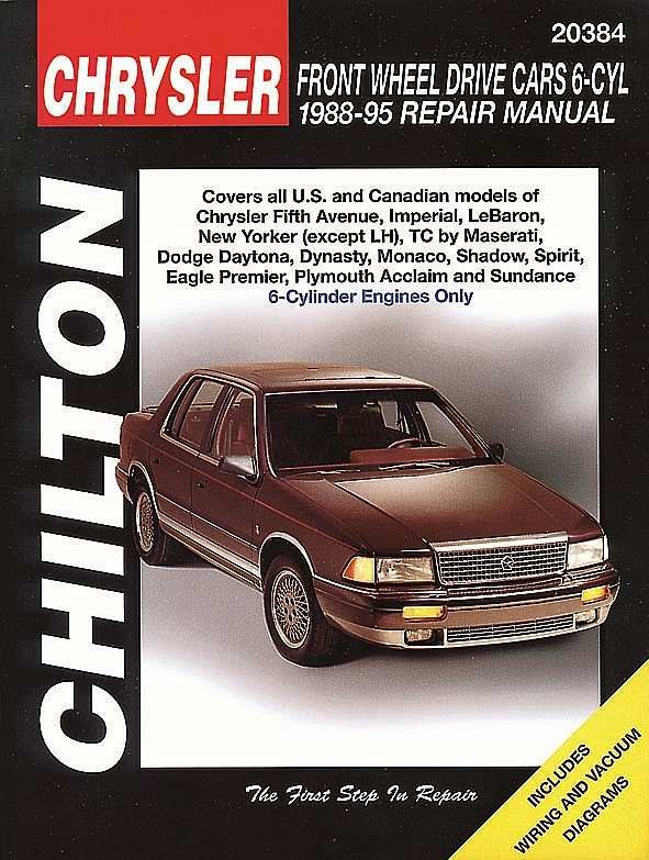 CHILTON BOOK COMPANY - Repair Manual - CHI 20384