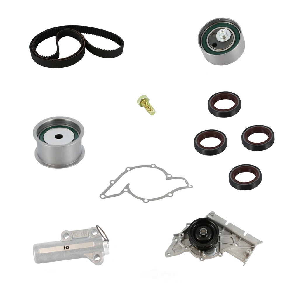 CRP/CONTITECH (INCHES) - Engine Timing Belt Kit with Water Pump and Seals - CPE PP297LK1-MI