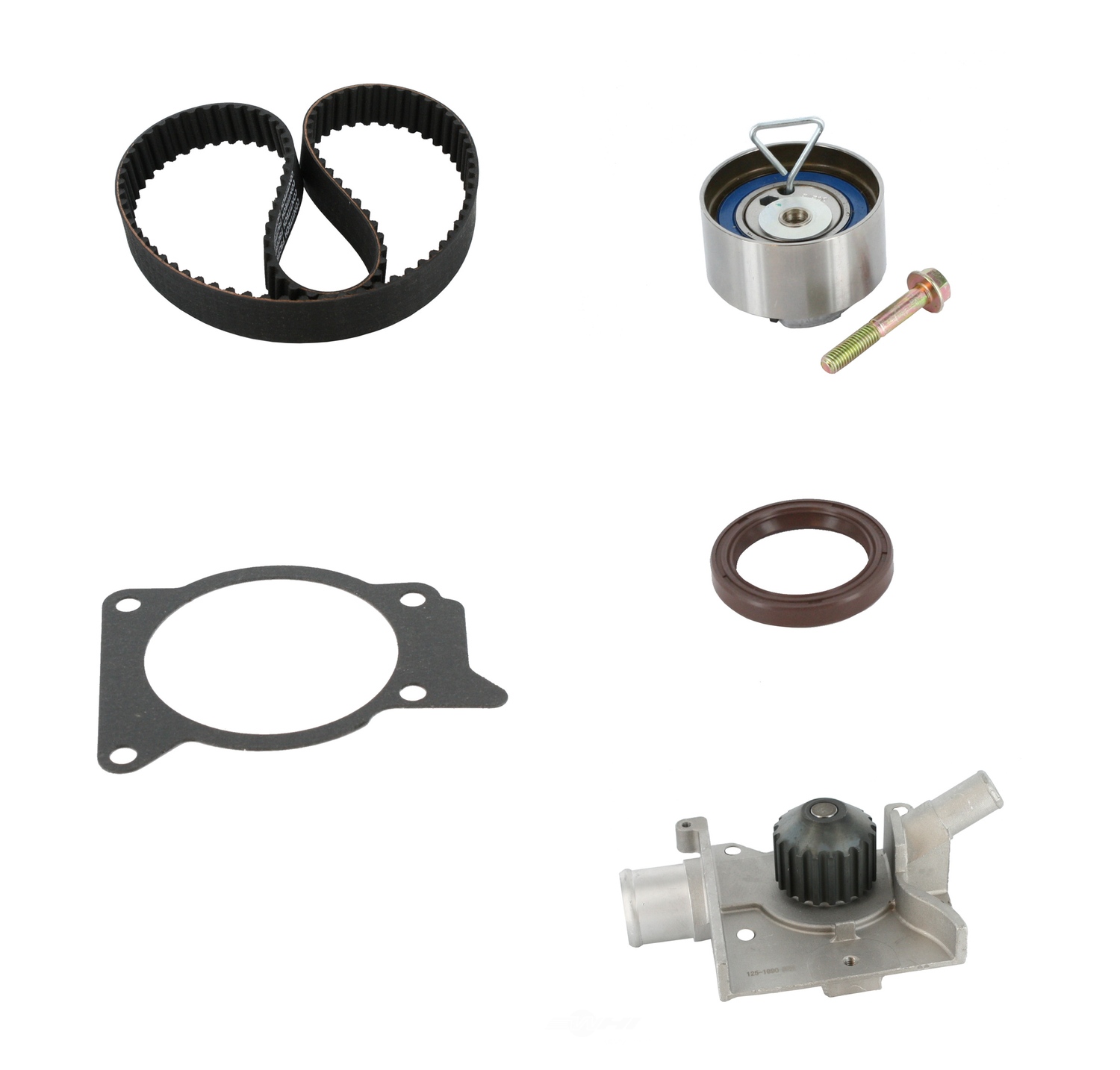 CRP/CONTITECH (INCHES) - Engine Timing Belt Kit with Water Pump and Seals - CPE PP283LK3