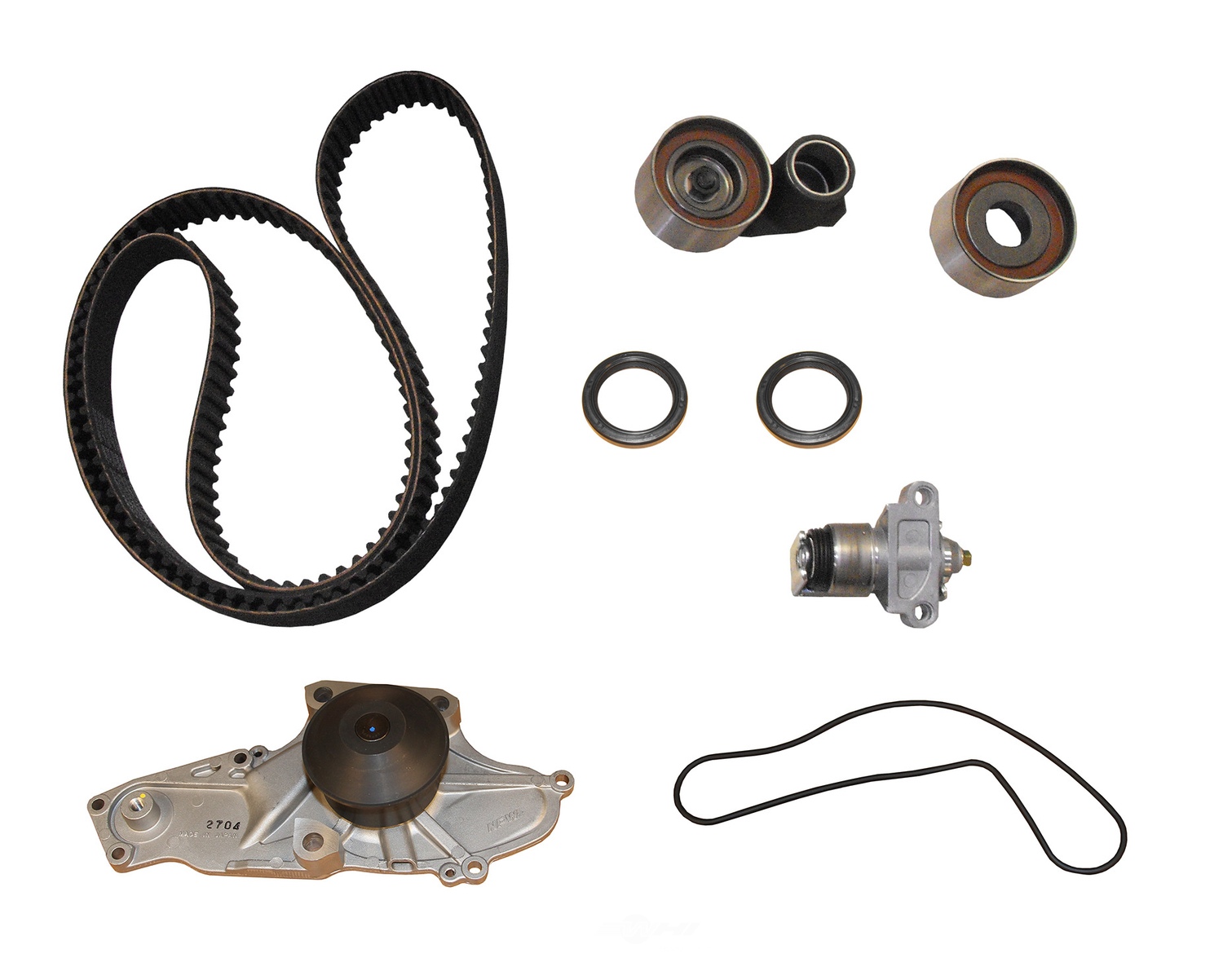 CRP/CONTITECH (INCHES) - Engine Timing Belt Kit with Water Pump and Seals - CPE PP286LK2