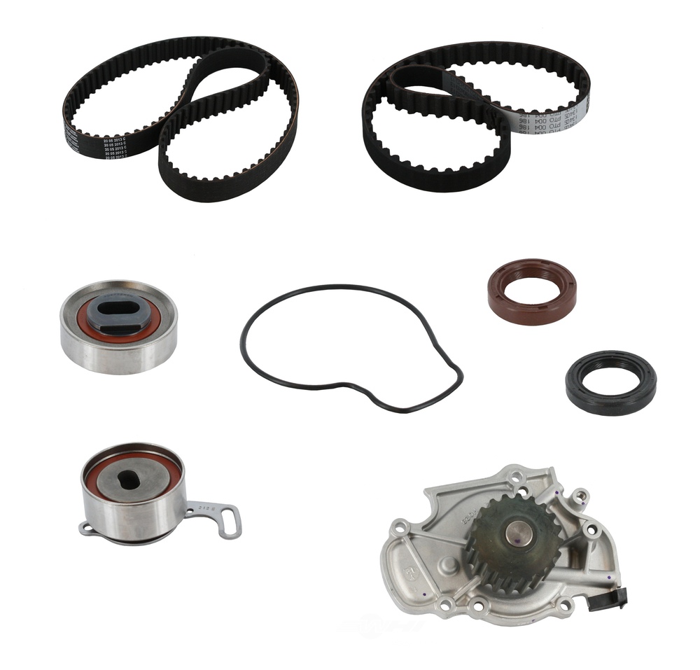 CRP/CONTITECH (INCHES) - Engine Timing Belt Kit with Water Pump and Seals - CPE PP186-187LK1