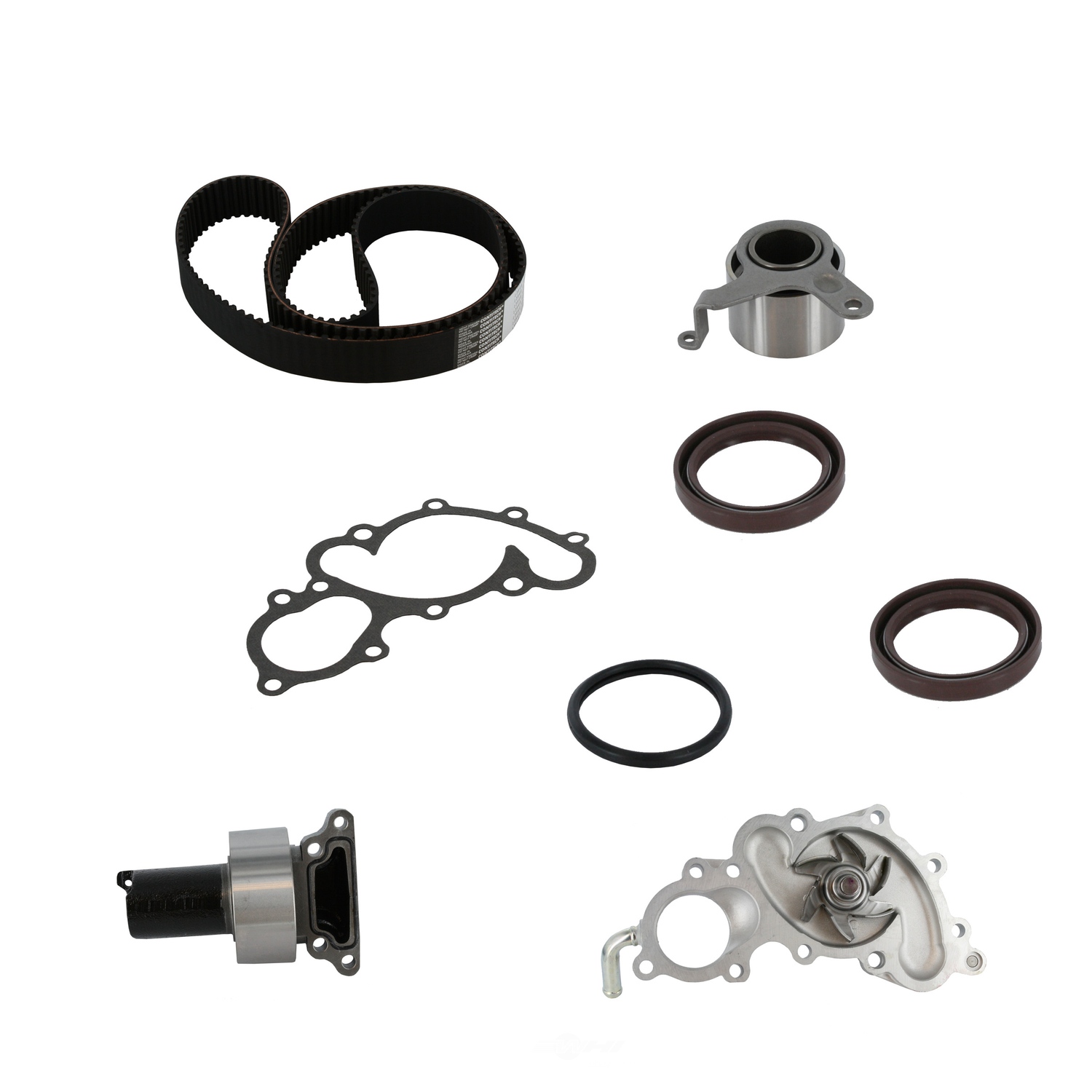 CRP/CONTITECH (INCHES) - Engine Timing Belt Kit with Water Pump and Seals - CPE PP154LK1