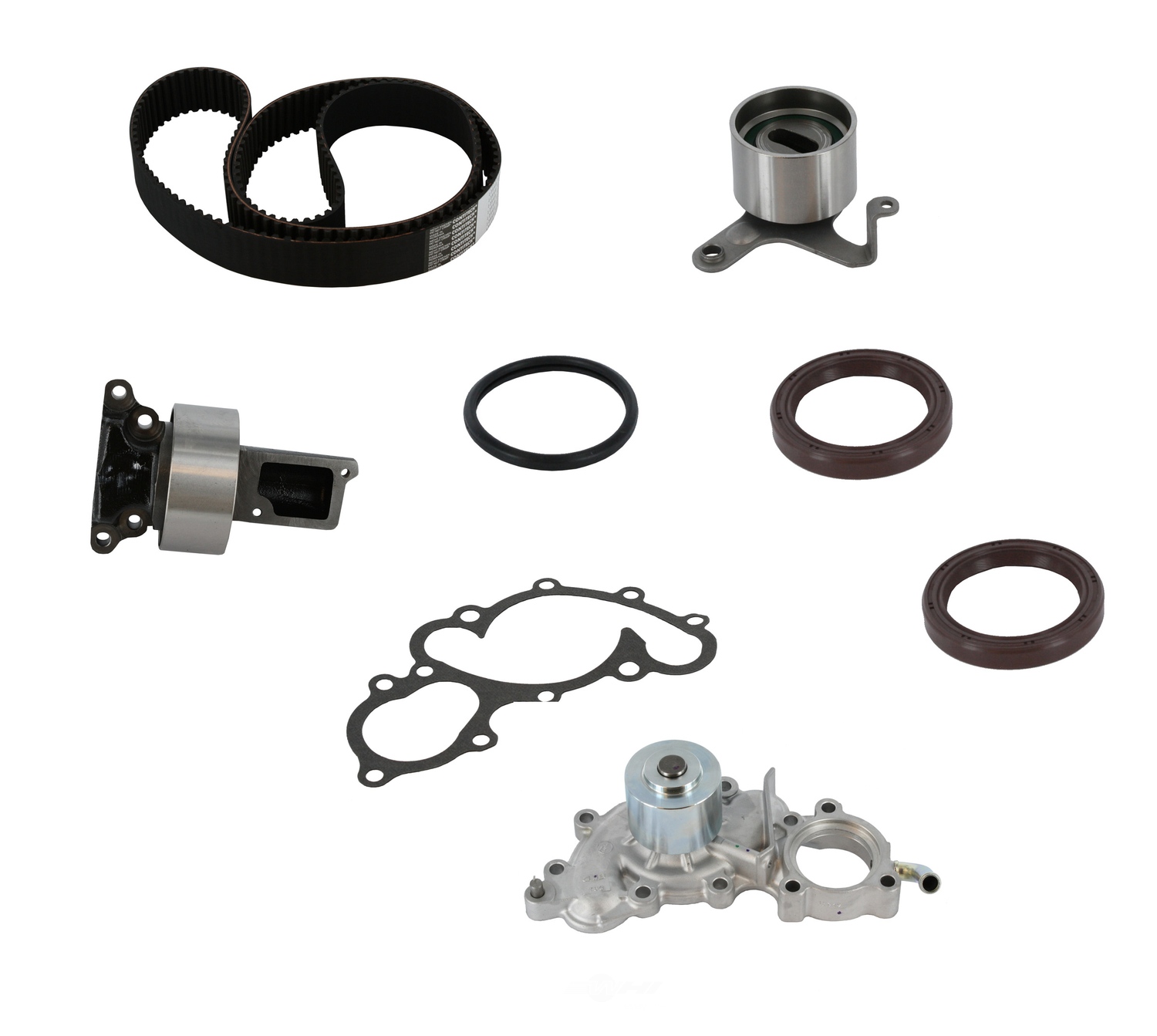 CRP/CONTITECH (INCHES) - Engine Timing Belt Kit with Water Pump and Seals - CPE PP154LK1