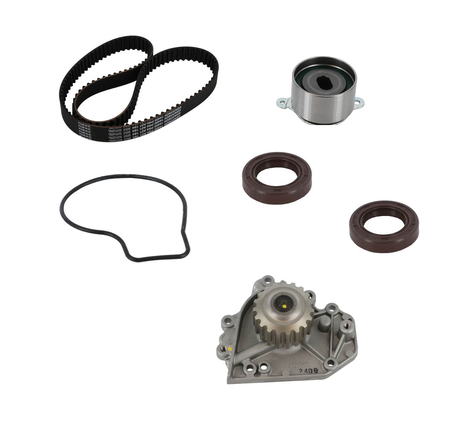 CRP/CONTITECH (INCHES) - Engine Timing Belt Kit with Water Pump and Seals - CPE PP184LK1