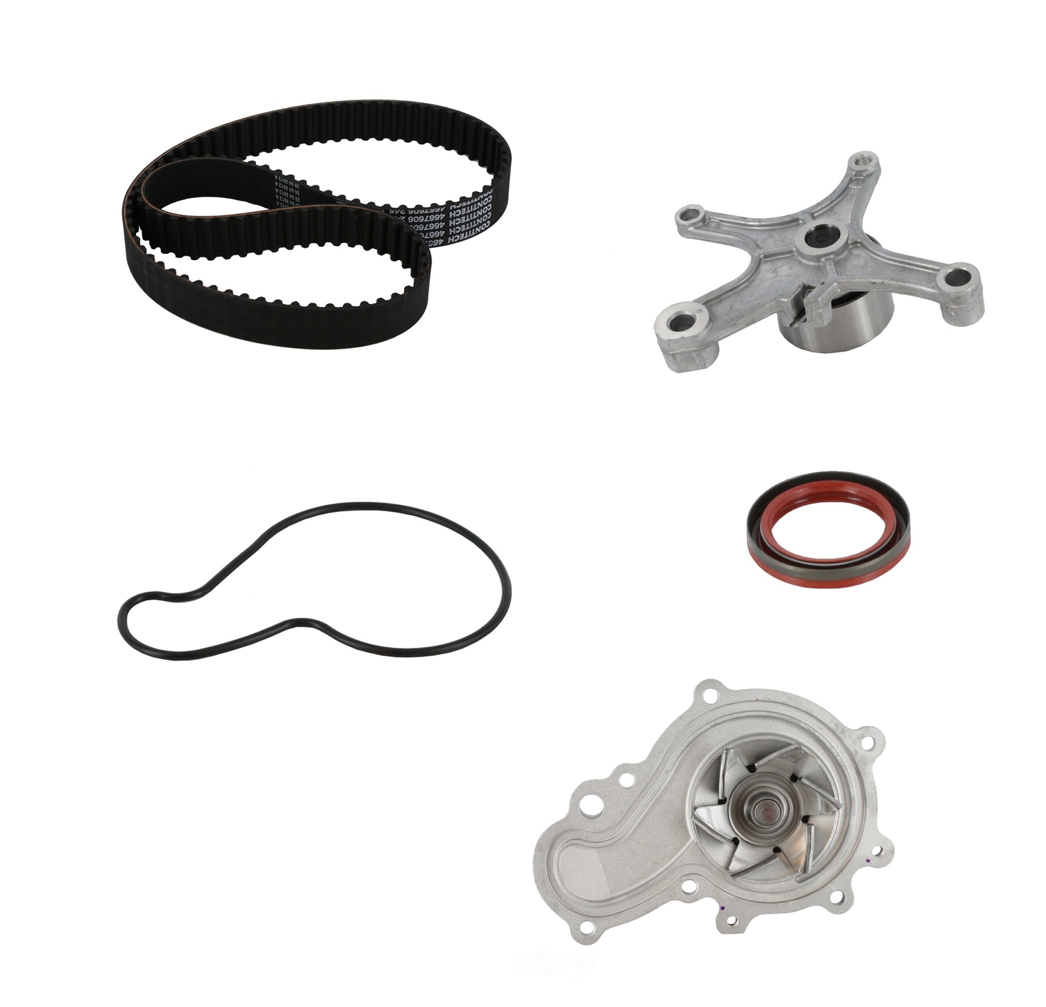 CRP/CONTITECH (INCHES) - Engine Timing Belt Kit With Water Pump - CPE PP245LK1