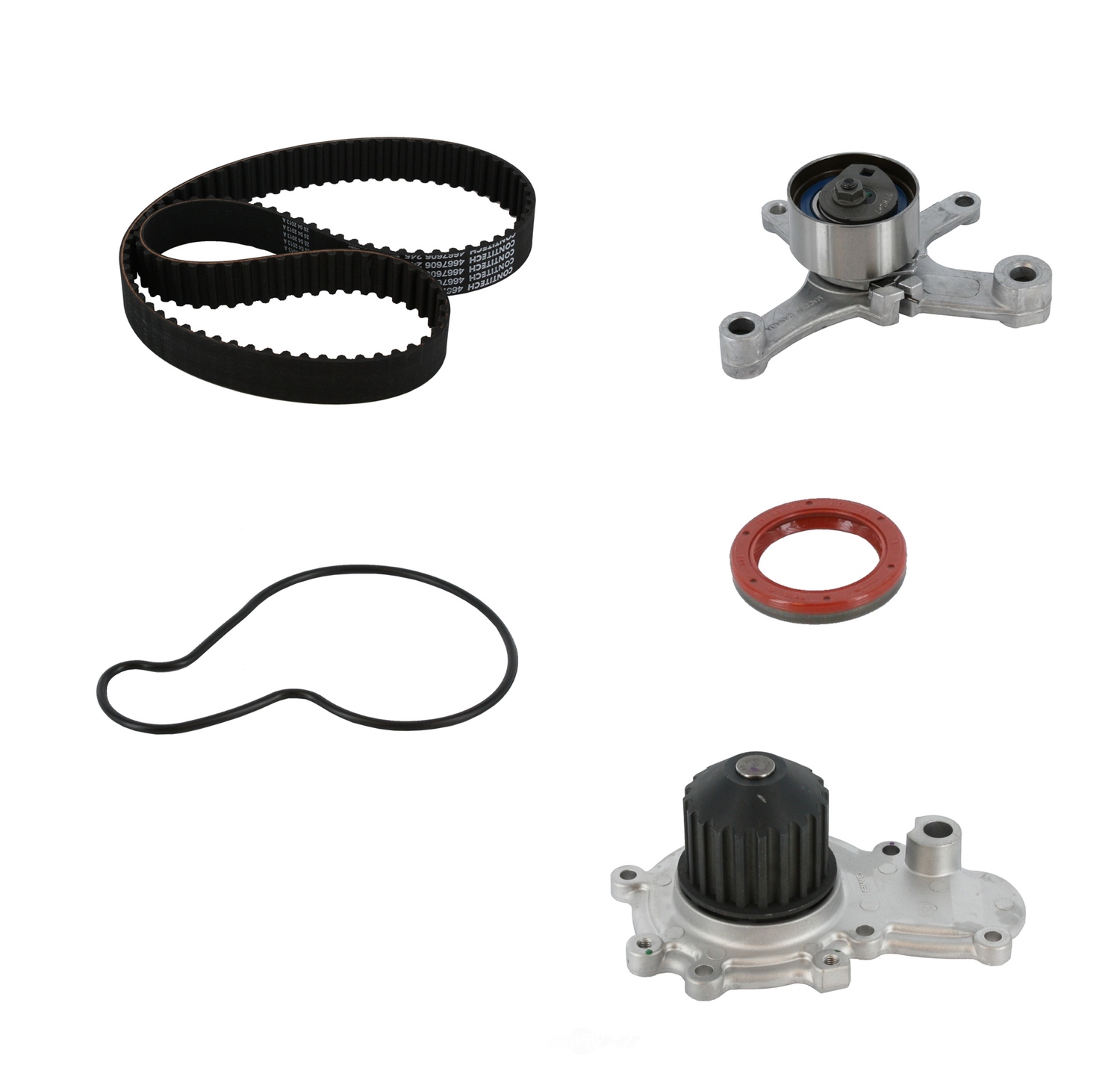 CRP/CONTITECH (INCHES) - Engine Timing Belt Kit with Water Pump and Seals - CPE PP245LK1