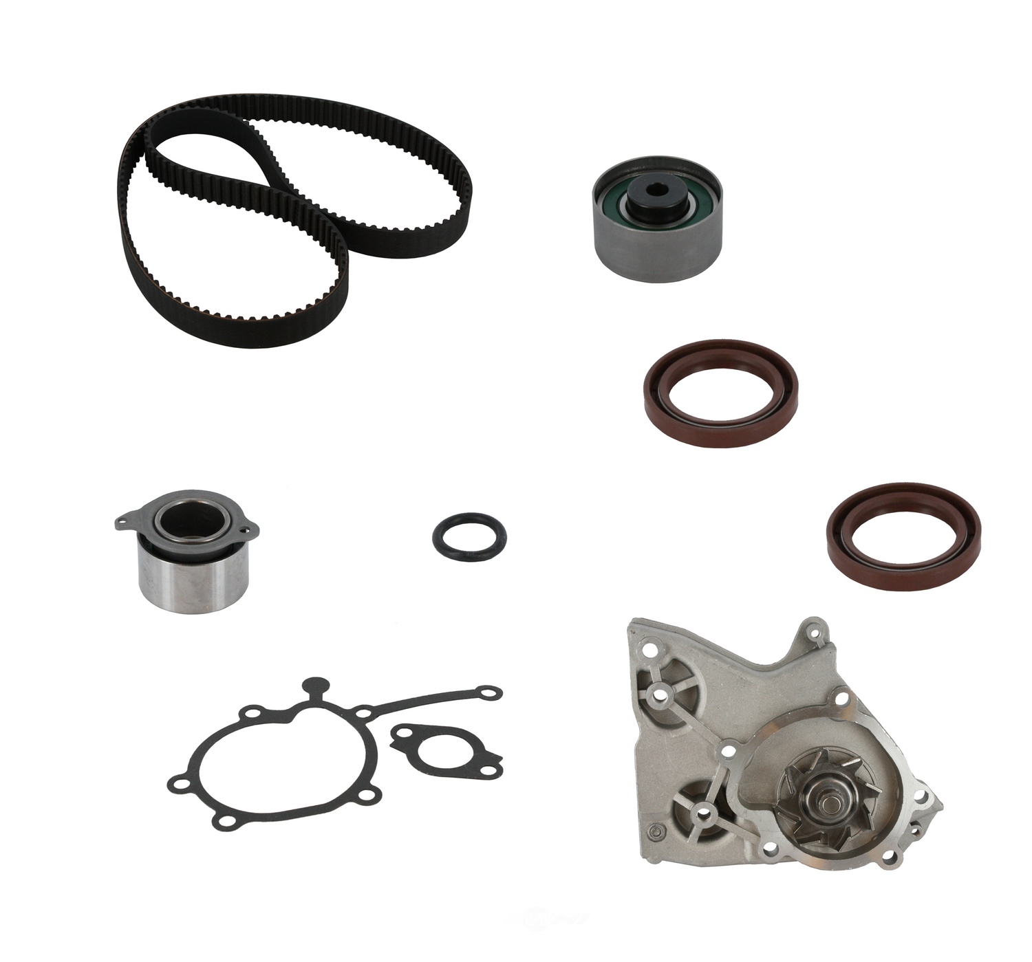CRP/CONTITECH (INCHES) - Engine Timing Belt Kit with Water Pump and Seals - CPE PP281LK1