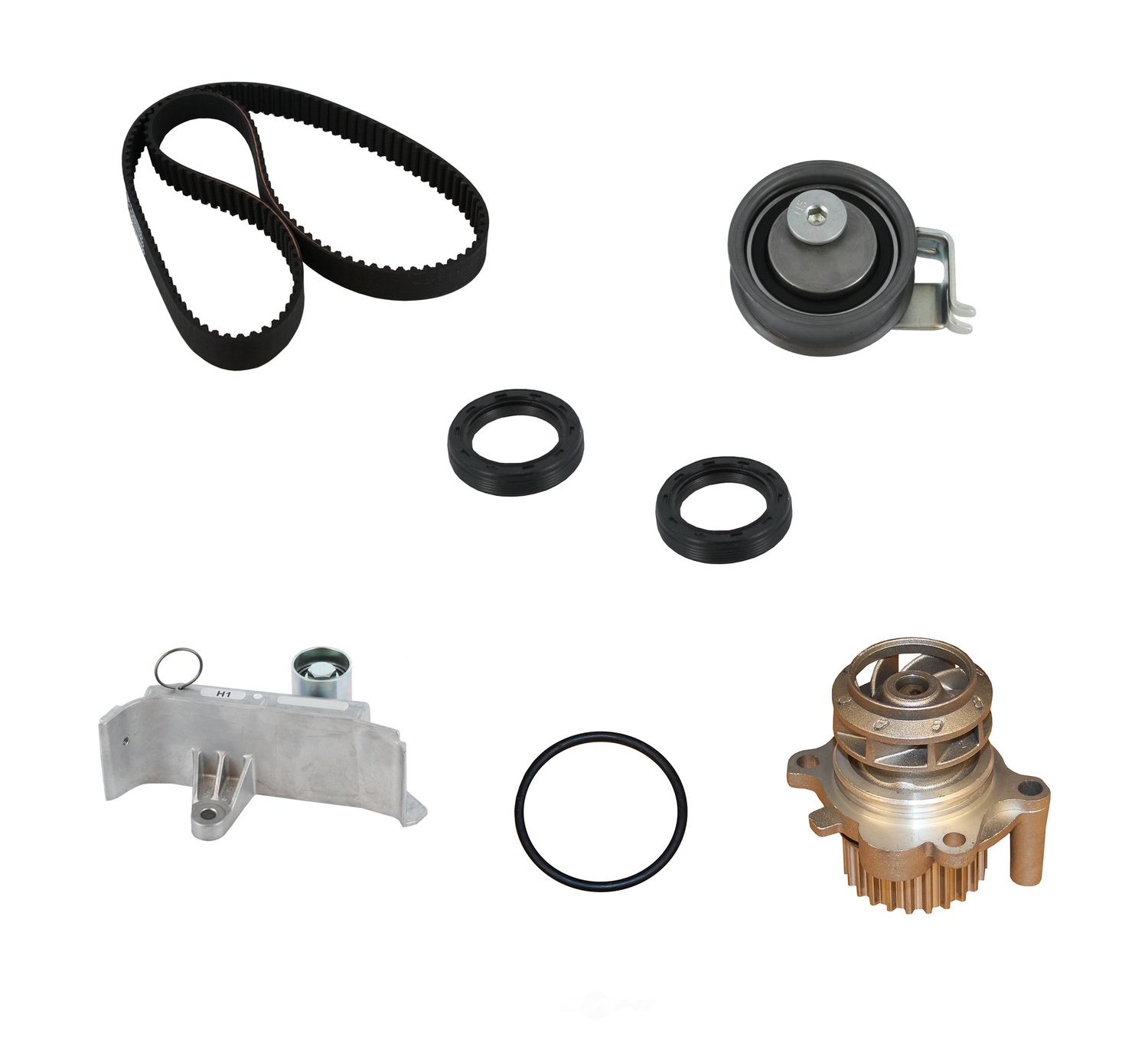 CRP/CONTITECH (INCHES) - Engine Timing Belt Kit With Water Pump - CPE PP306LK1-MI