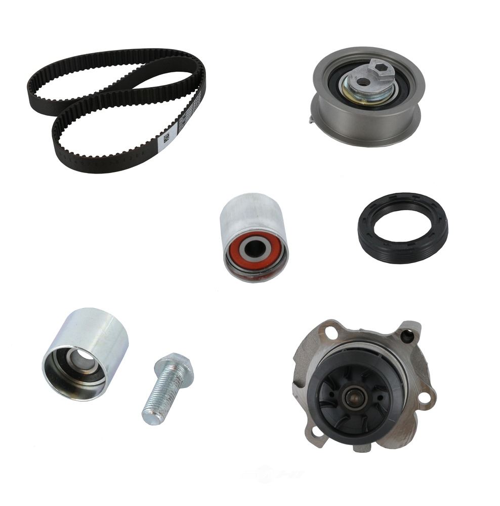 CRP/CONTITECH (INCHES) - Engine Timing Belt Kit with Water Pump and Seals - CPE PP334LK1