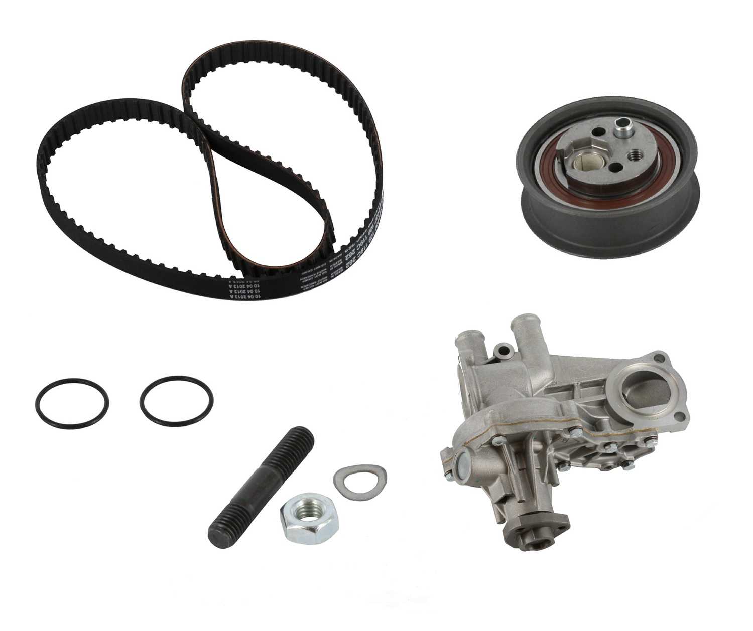 CRP/CONTITECH (INCHES) - Engine Timing Belt Kit With Water Pump - CPE TB262LK1-WH