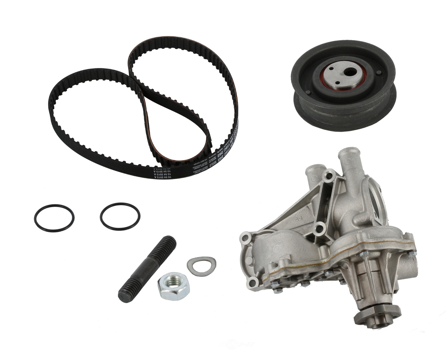 CRP/CONTITECH (INCHES) - Engine Timing Belt Kit With Water Pump - CPE TB262LK1-WH