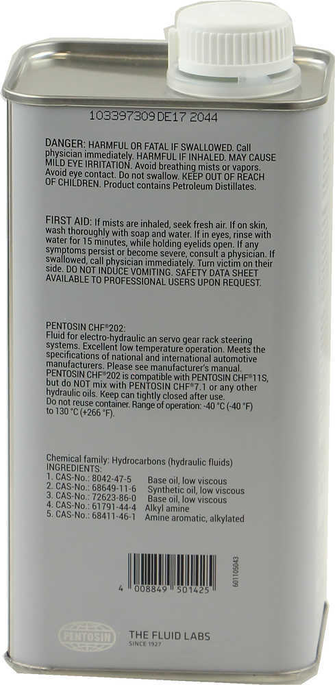 CRP/PENTOSIN - Hydraulic System Fluid - CPG 8403107