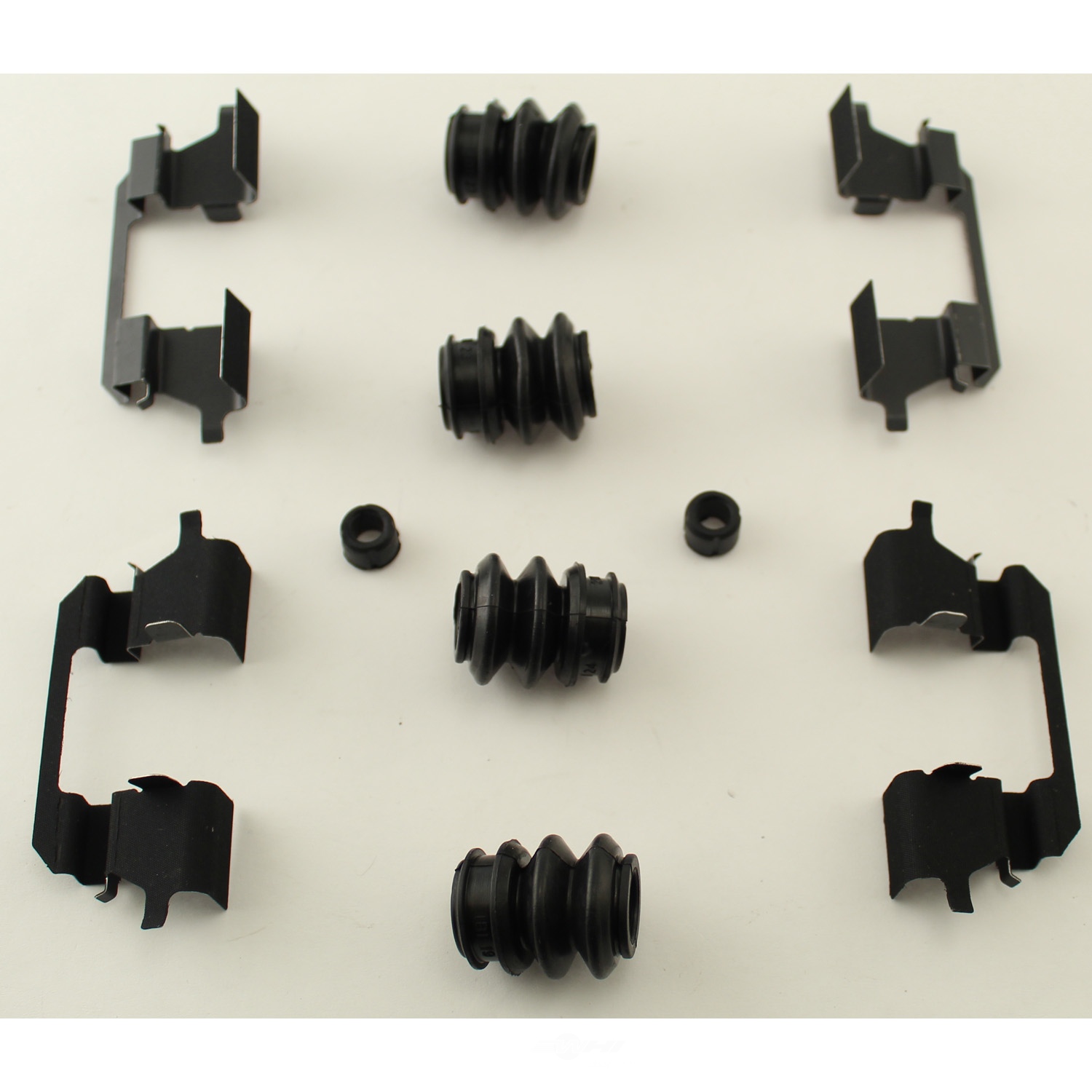 CARLSON QUALITY BRAKE PARTS - Quiet Glide Premium Kit-Includes Coated Clips and Bushings - CRL 13307Q