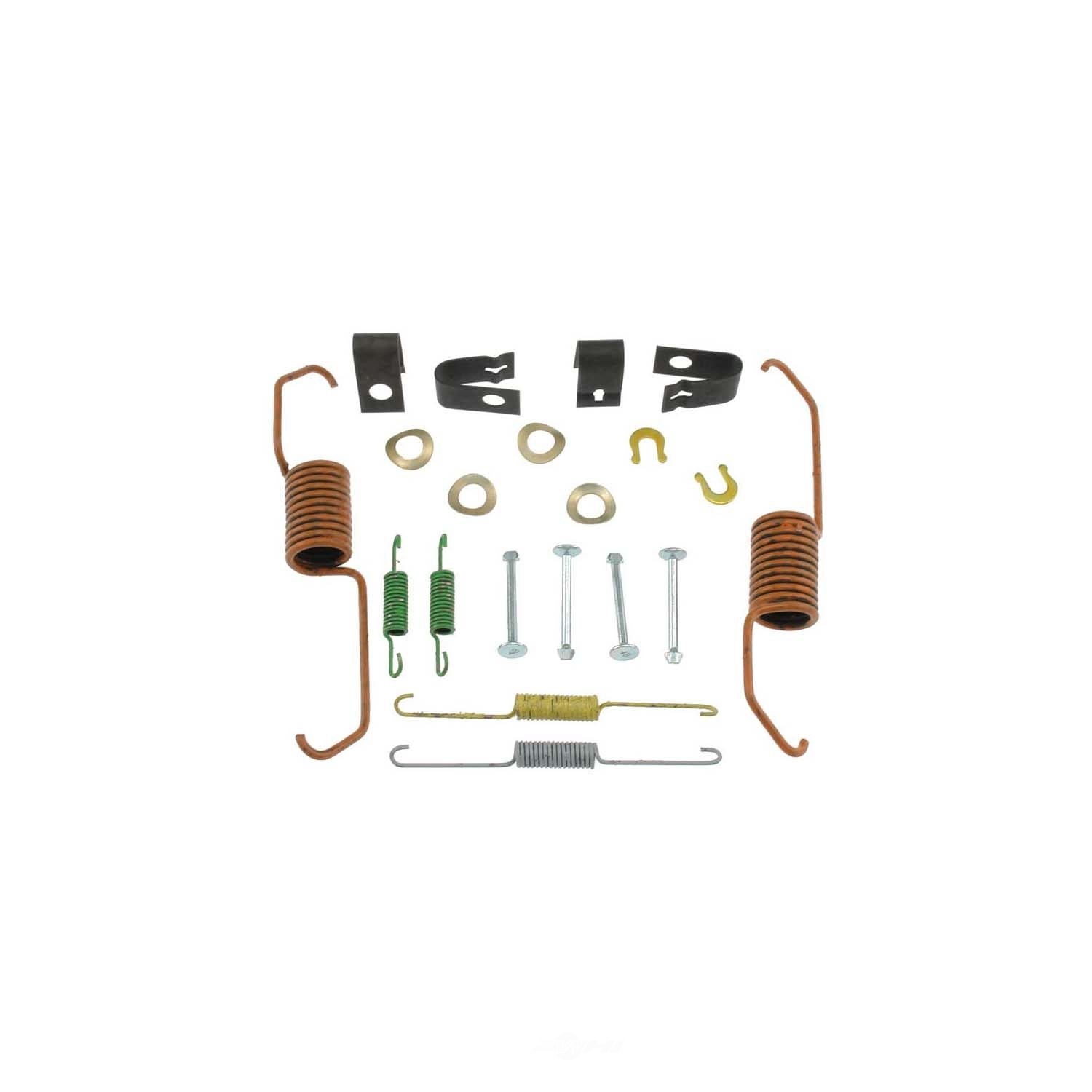CARLSON QUALITY BRAKE PARTS - All In One Drum Brake Hardware Kit (Rear) - CRL 17321