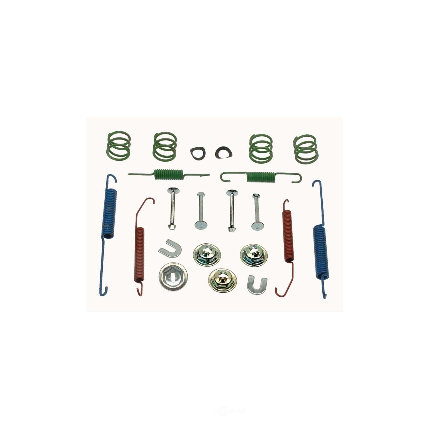 CARLSON QUALITY BRAKE PARTS - Drum Brake Hardware Kit (Rear) - CRL 17333