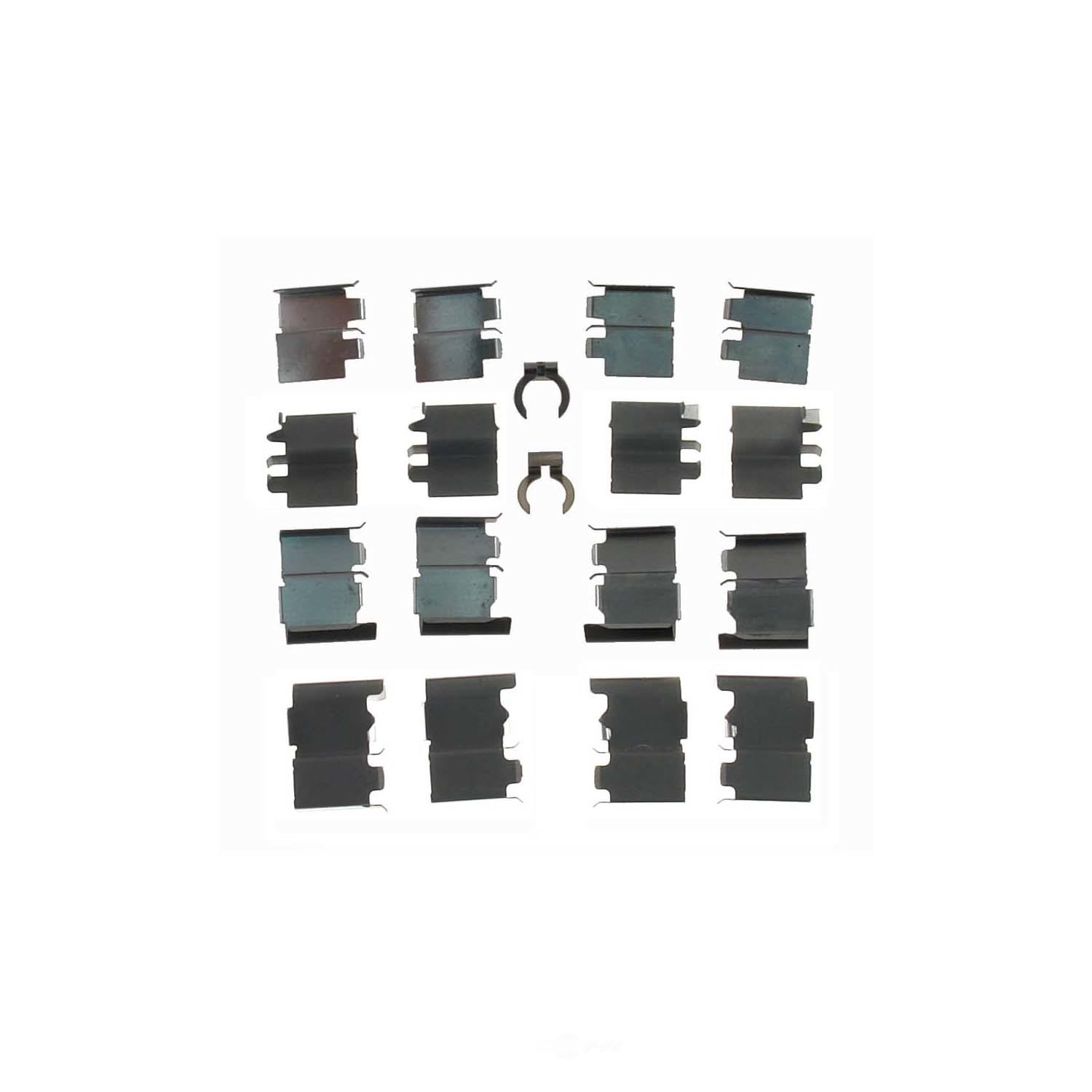CARLSON QUALITY BRAKE PARTS - Disc Brake Pad Installation Kit - CRL - p1265