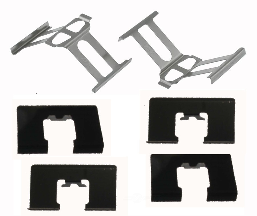 CARLSON QUALITY BRAKE PARTS - Disc Brake Hardware Kit (Rear) - CRL 13235